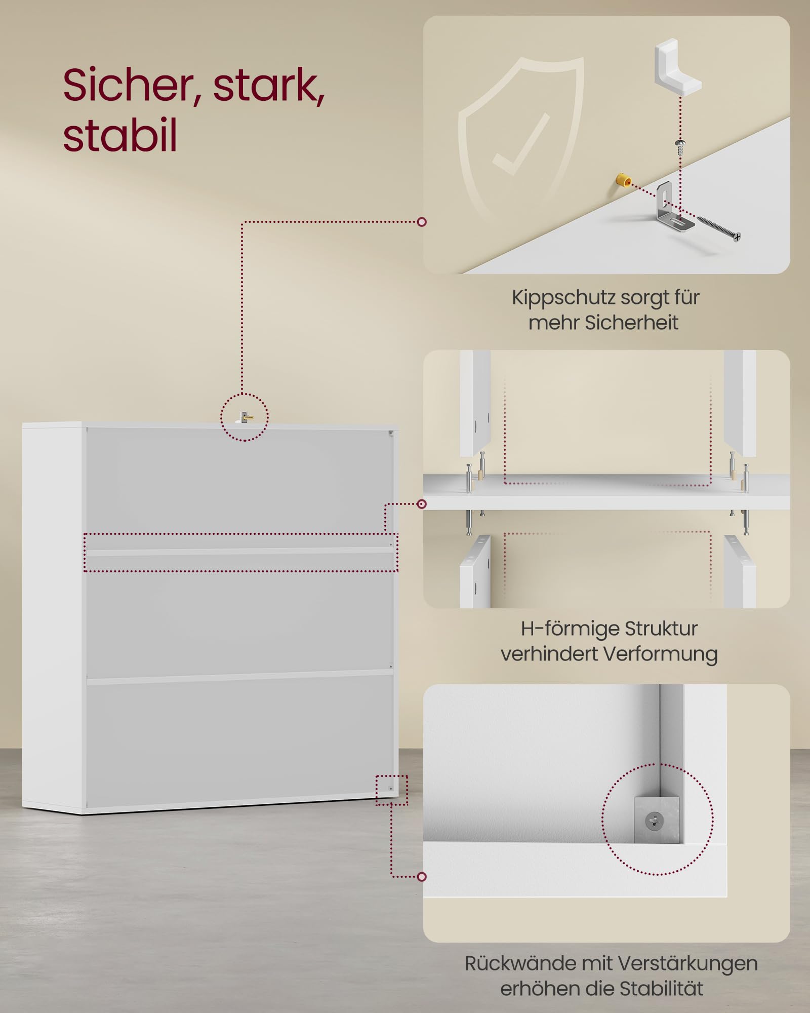 Vasagle Custos Kollektion - Bücherregal – Bild 7