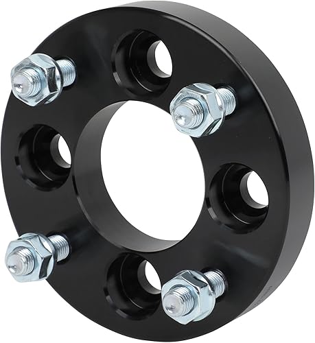 Miniatura 2 de ECCPP Adaptadores de rueda de 4 x 100 a 4 x 4.5 pulgadas, espaciadores de 1 pulgada, 4 lengüetas, aptos para Aveo 2004-2011 para cobalto 2005-2010