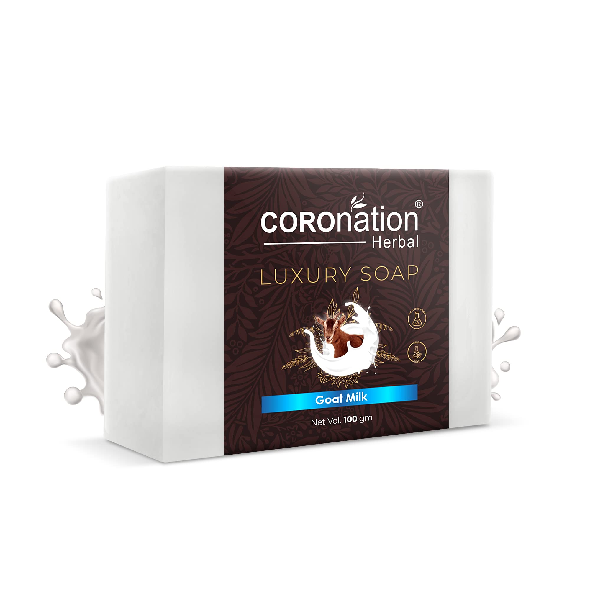 COROnation Herbal Goat Milk Soap For Men & Women | Remove Dead Skin Cell | Repair Damaged Skin Tissue | For Natural & Youthful Glowing & Brighter Complexion | For Deep Hydration & Moisturisation