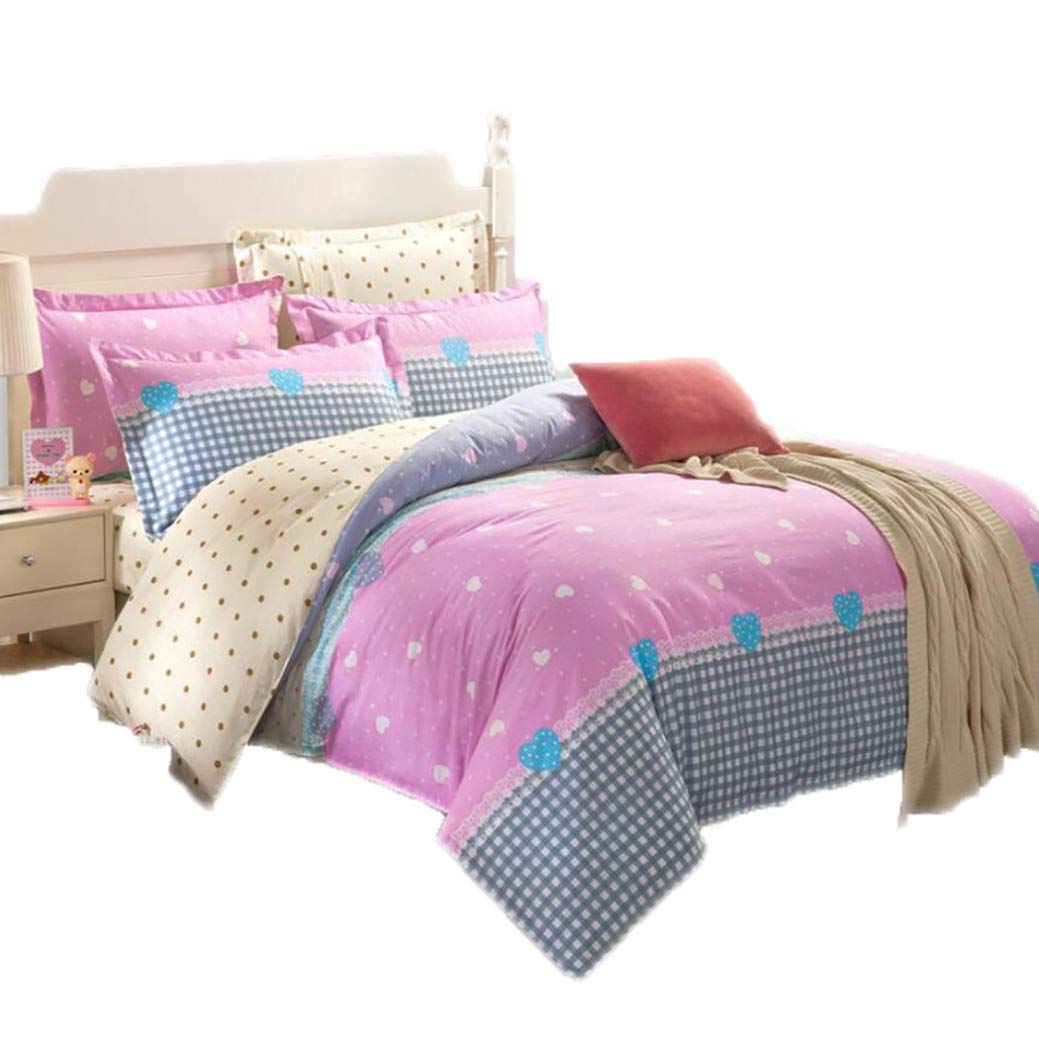 DPPAN Super Soft Bed Sheets Set, Hotel Luxury Bedding, Deep Pockets,Hypoallergenic, Wrinkle and Fade Resistant,A_King Size