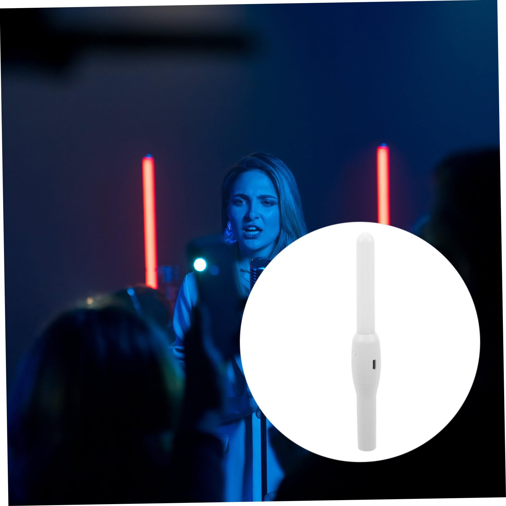 Holibanna Bastoncini Luminosi Luminosi Grandi E Giganti Bastoncini Luminosi Colorati A LED per Feste di Addominali