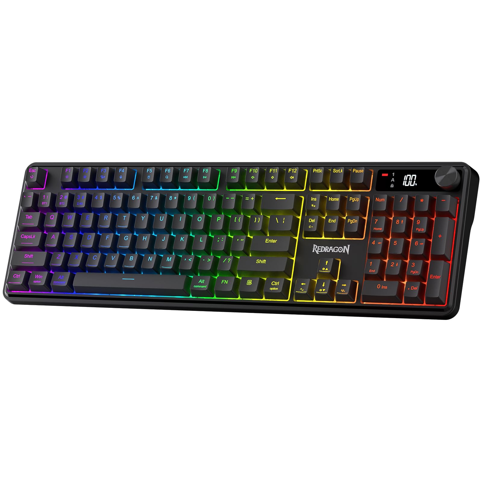 Amazon.com: Redragon K526 PRO Wireless RGB Membrane Gaming