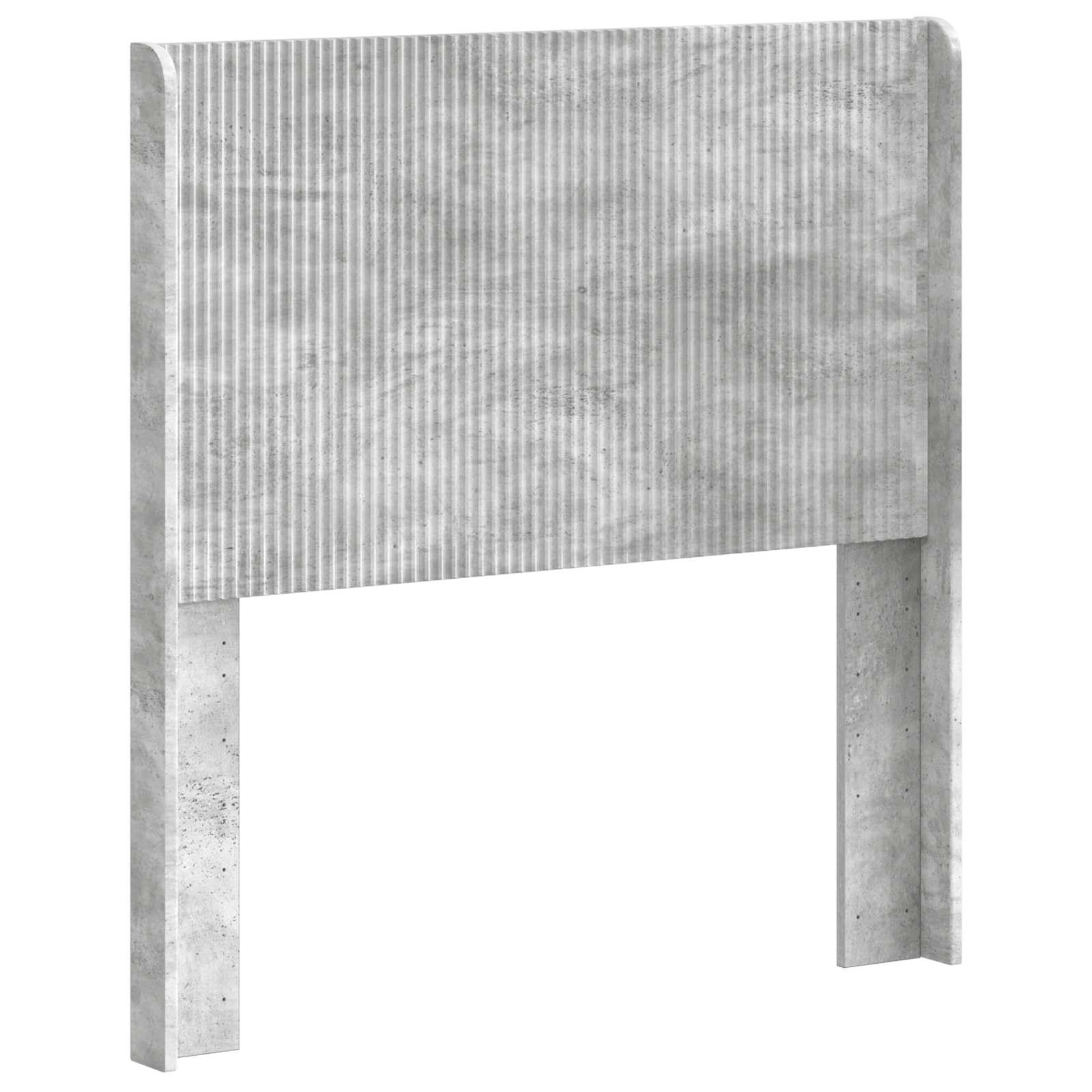 Tête de lit en bois gris béton 87 x 7 x 100 cm
