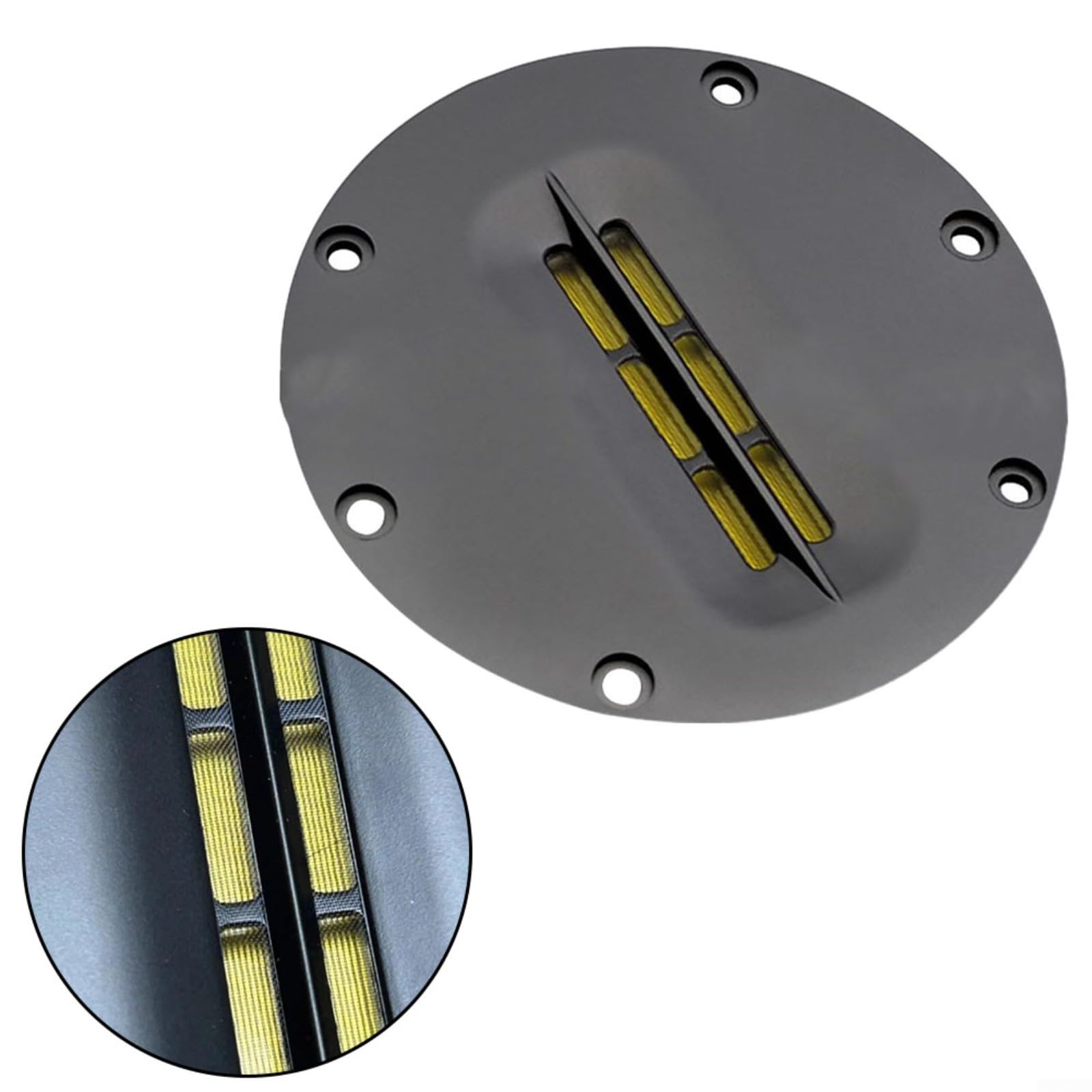 Altoparlante Tweeter a nastro, 10,2 cm, in alluminio pneumatico, ad alta fedeltà da 8 Ohm, ampia gamma di frequenze, per sistemi audio home theater, installazione, costruzione ABS