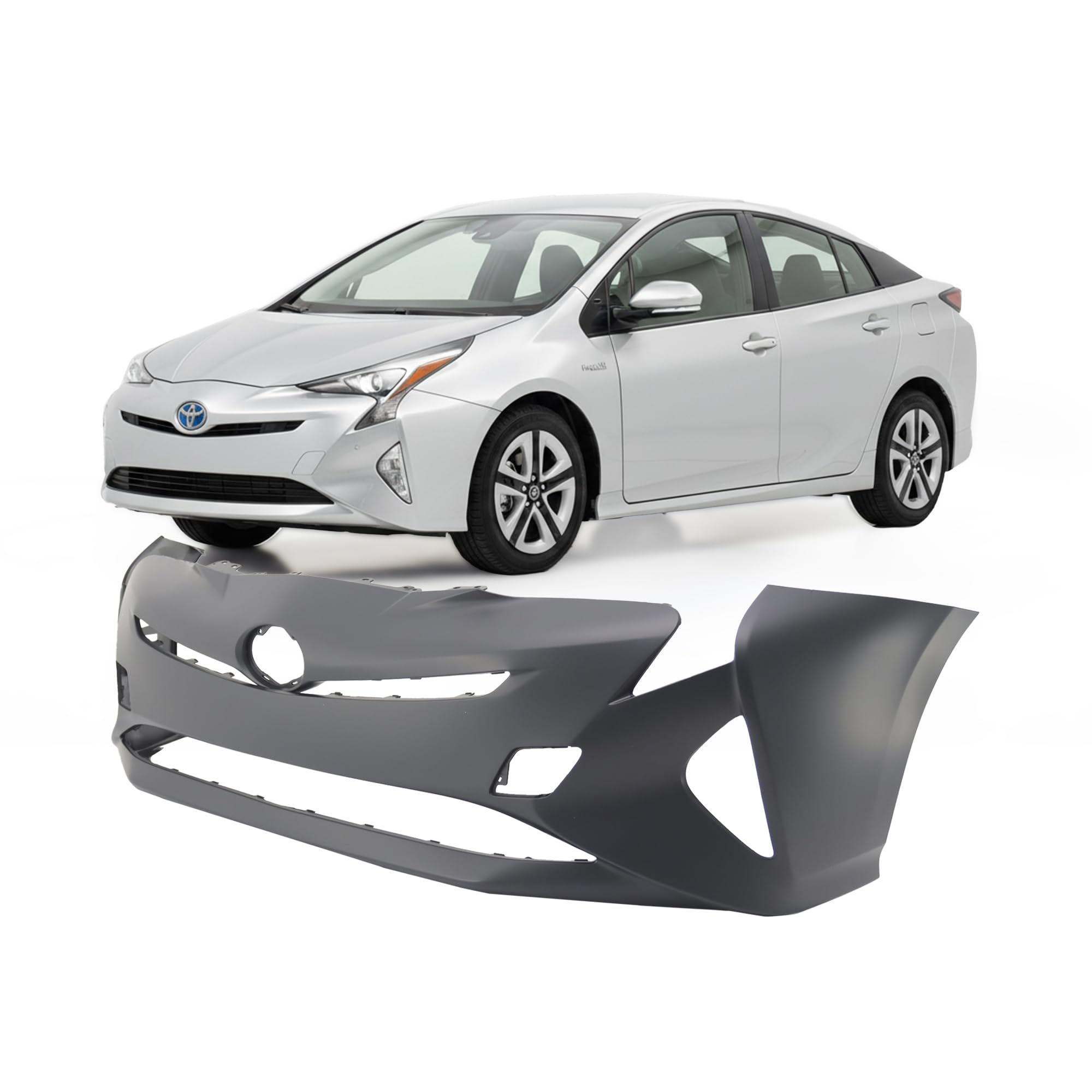 FitParts Compatible with Toyota Prius 2016–2018 Front Bumper Cover