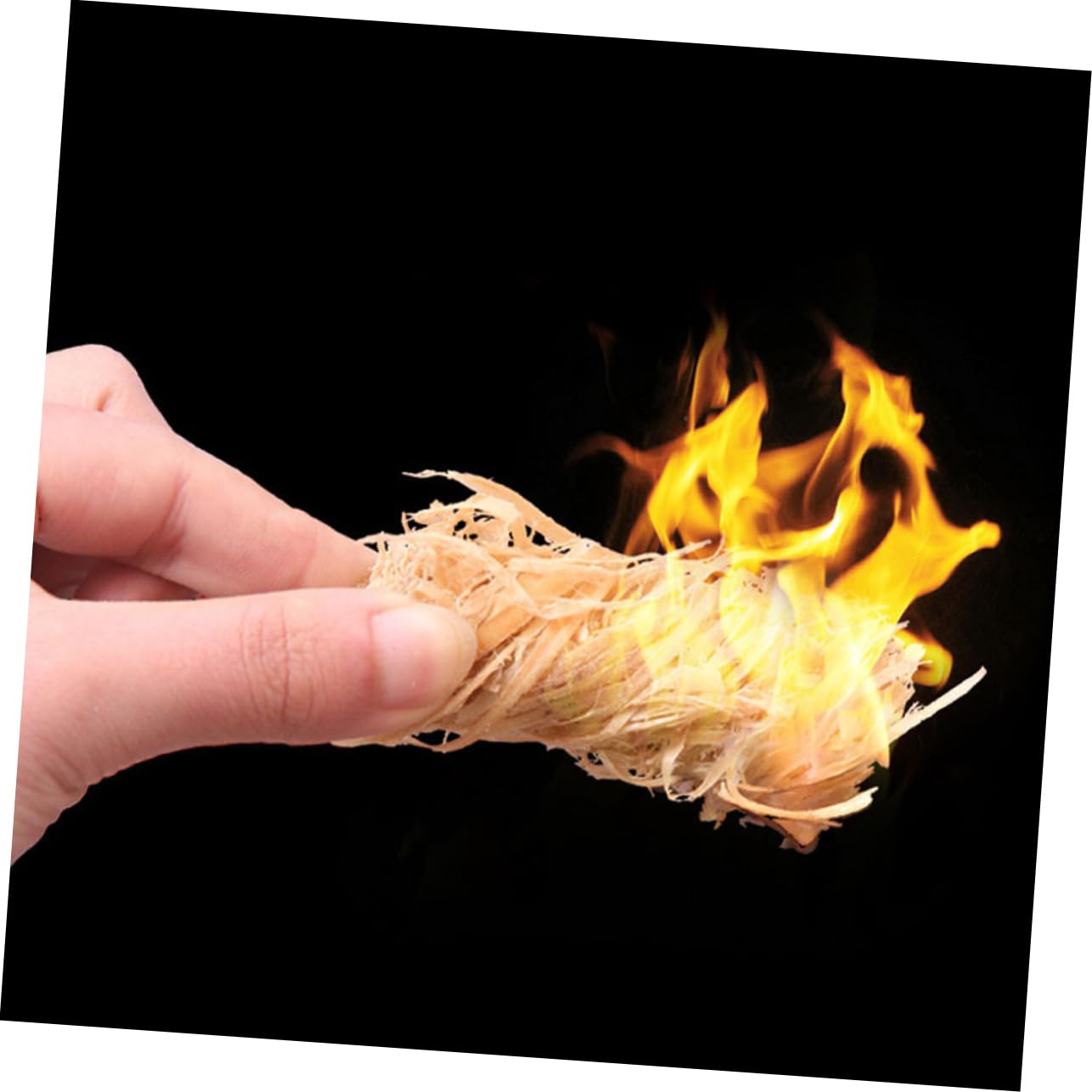 Toyvian 150stücke Naturholz Feueranzünder Für Grill Und Camping Schnelle Und Zuverlässige Feuerstarter Für Wetterlage Für Outdoor-kochabenteuer