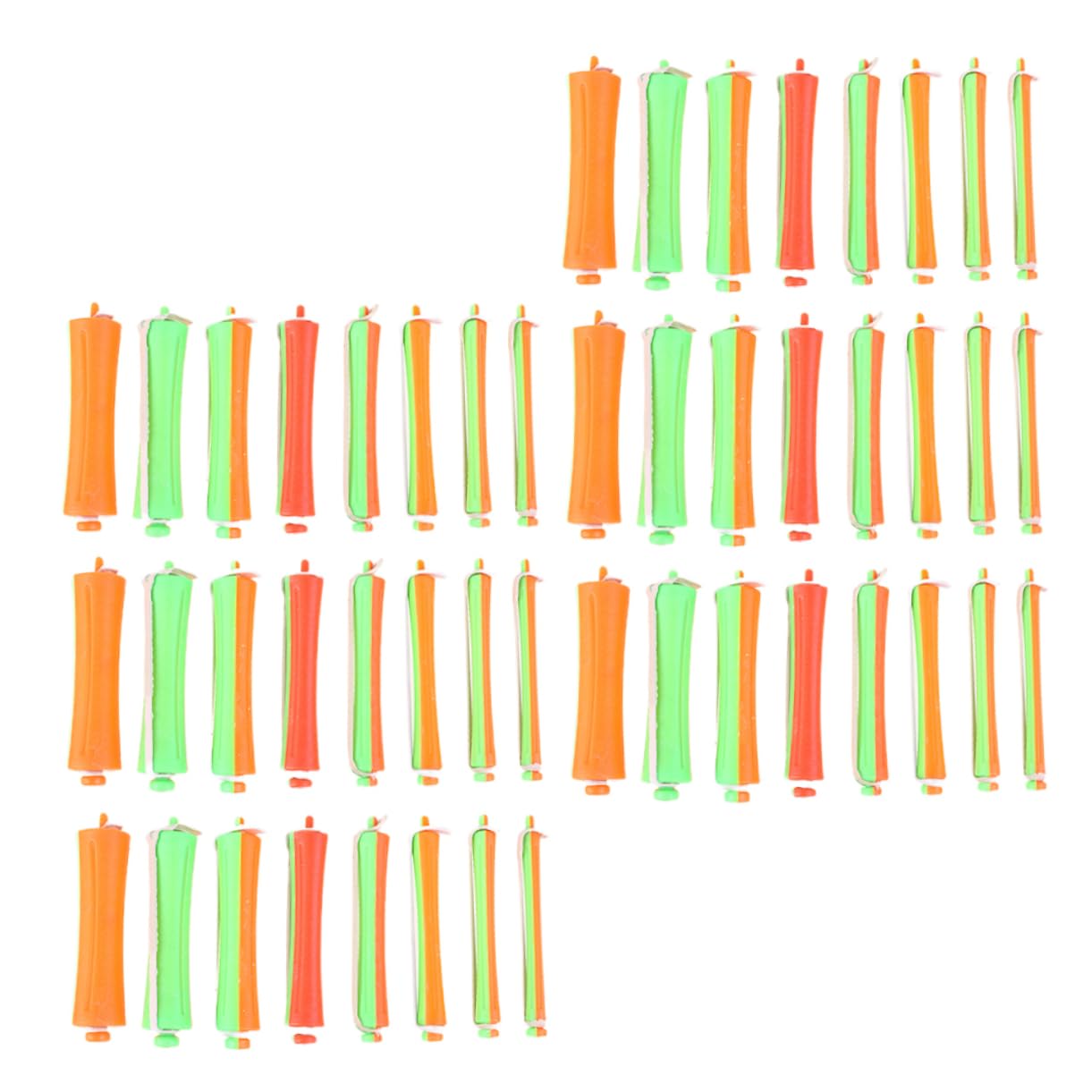 Bigodino Chioma 160 Pezzi Plastico per Arricciatura senza Calore