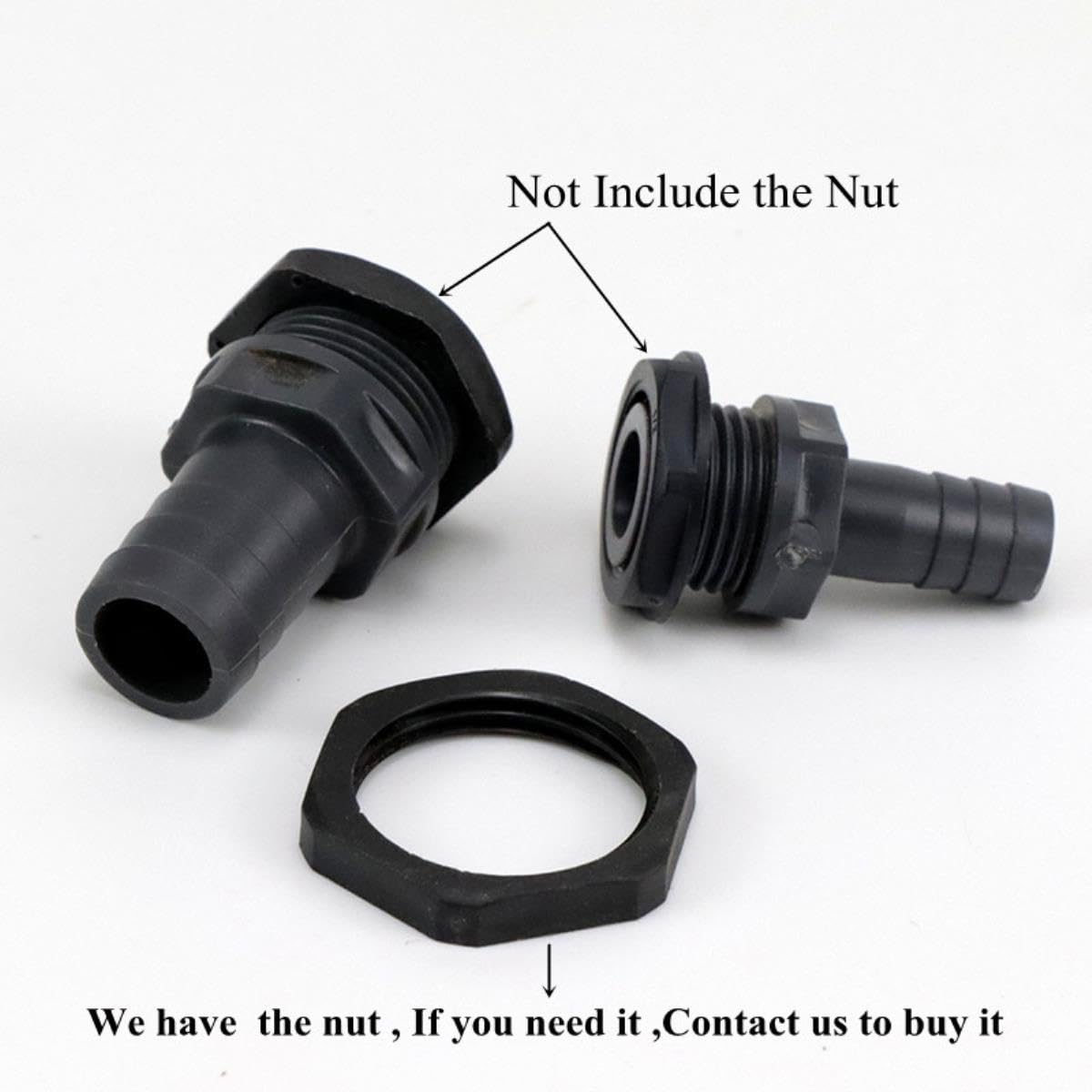 1~20 Pezzi 1/2"-1" Filettatura Maschio A 8-30mm PVC Pagoda Connettore Tubo Flessibile Connettori Rapidi Acquario Giardino Irrigazione Raccordi per Tubi dell'Acqua-1 Pollice A 20mm,20Pcs