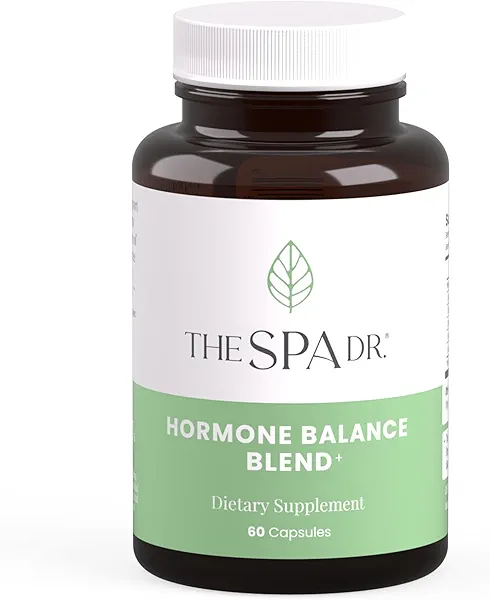 The Spa Dr. Hormone Balance for Women - Menopause Supplements for Women with Saw Palmetto, Chaste Tree Berry, Dong Quai for Night Sweats, Hot Flashes & Mood Swings - Menopause Support - 60 Capsules