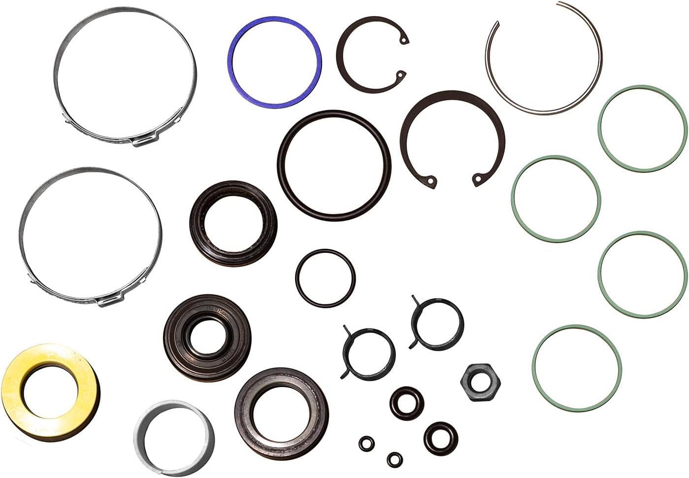 Power Steering Seals - Power Steering Rack and Pinion Seal Kit for Chevrolet Monte Carlo 2006-2007 | Precision Fit, Leak Prevention, Auto Replacement Part