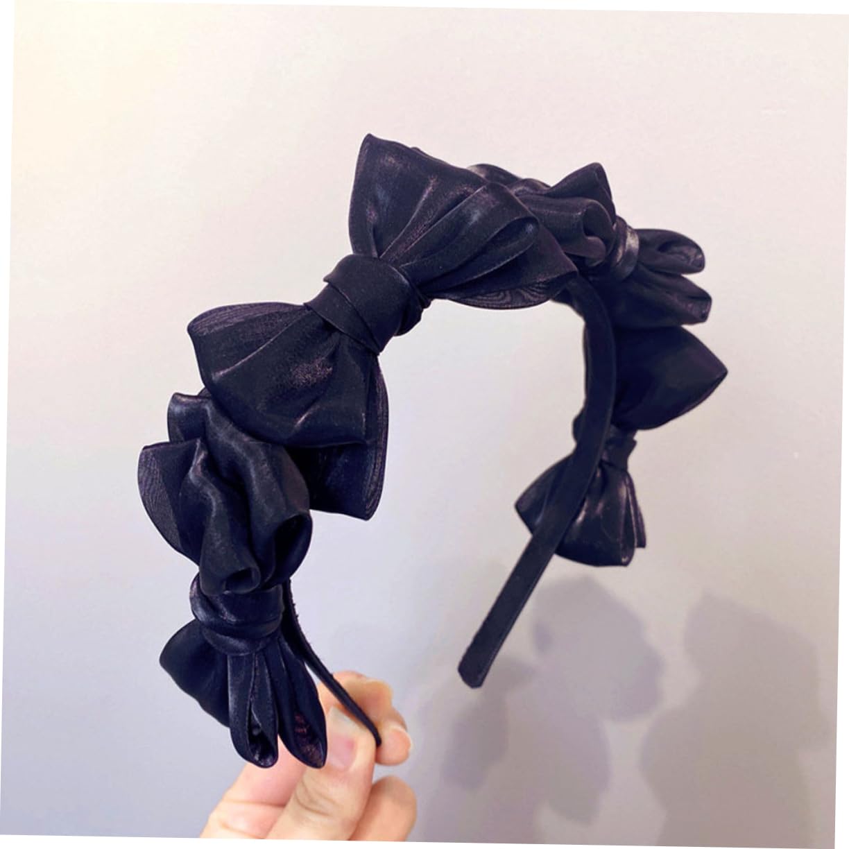 Housoutil 5piezas Diadema Retro Lazo Para Mujer Accesorio De Pelo Elegante y Para San Valentín y Navidad