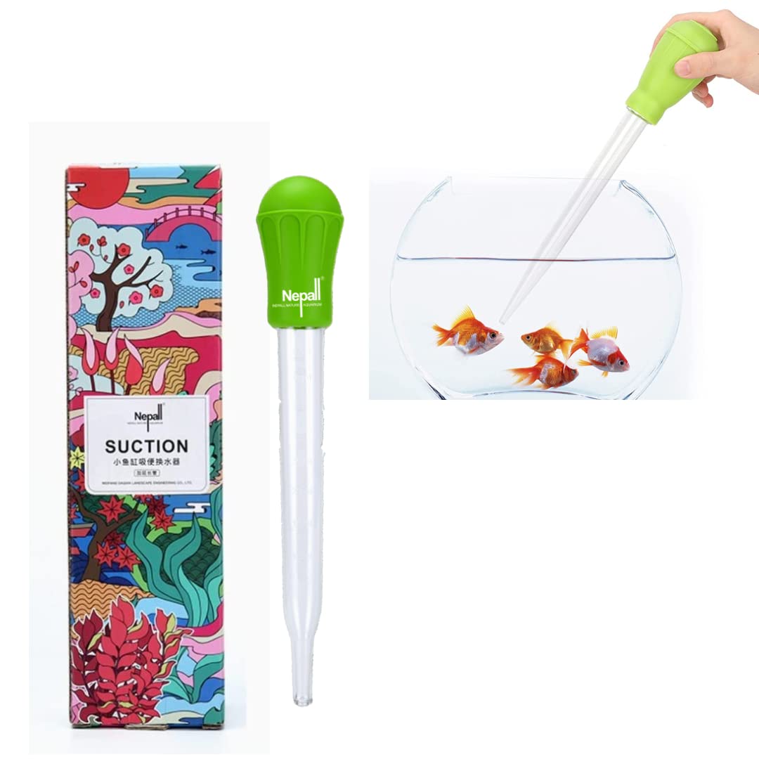 VAYINATO Nepall Nyn-002 Acrylic Manual Small Fish Tank Suction Water Changer,Dropper Pipette Turkey Baster Fish Waste Remover,Aquarium Gravel Cleaning Straw Aquarium Tool,45Ml (B0C552WMYK) Amazon Price History, Amazon Price Tracker