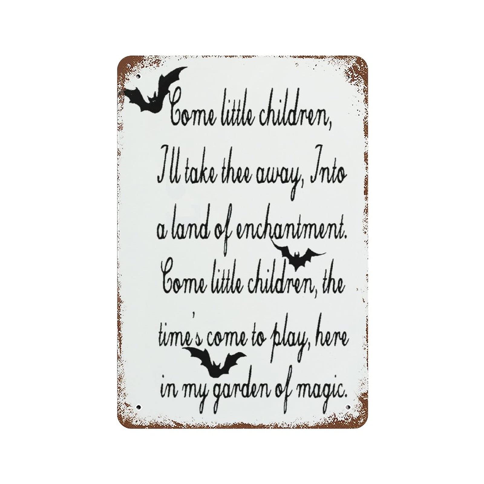godblessign Come Little Children. Hocus Pocus Halloween Metal Sign ...