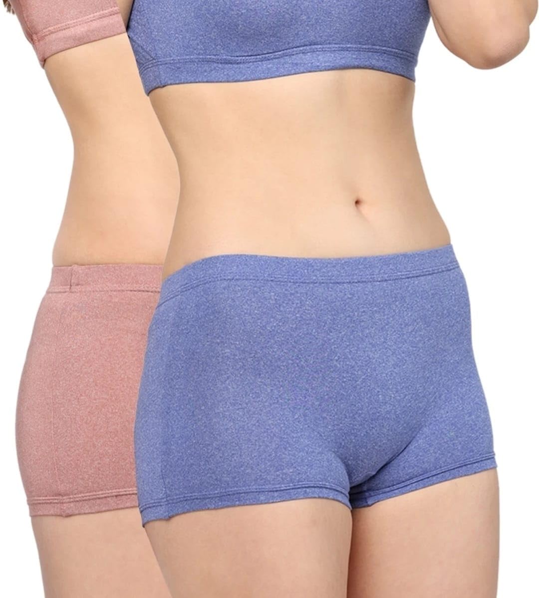 Pack of 2 Women’s Cotton Boyshort Panties | Seamless, Soft & Stretchable Underwear | No Panty Line, Breathable Everyday Comfort Briefs-image-21