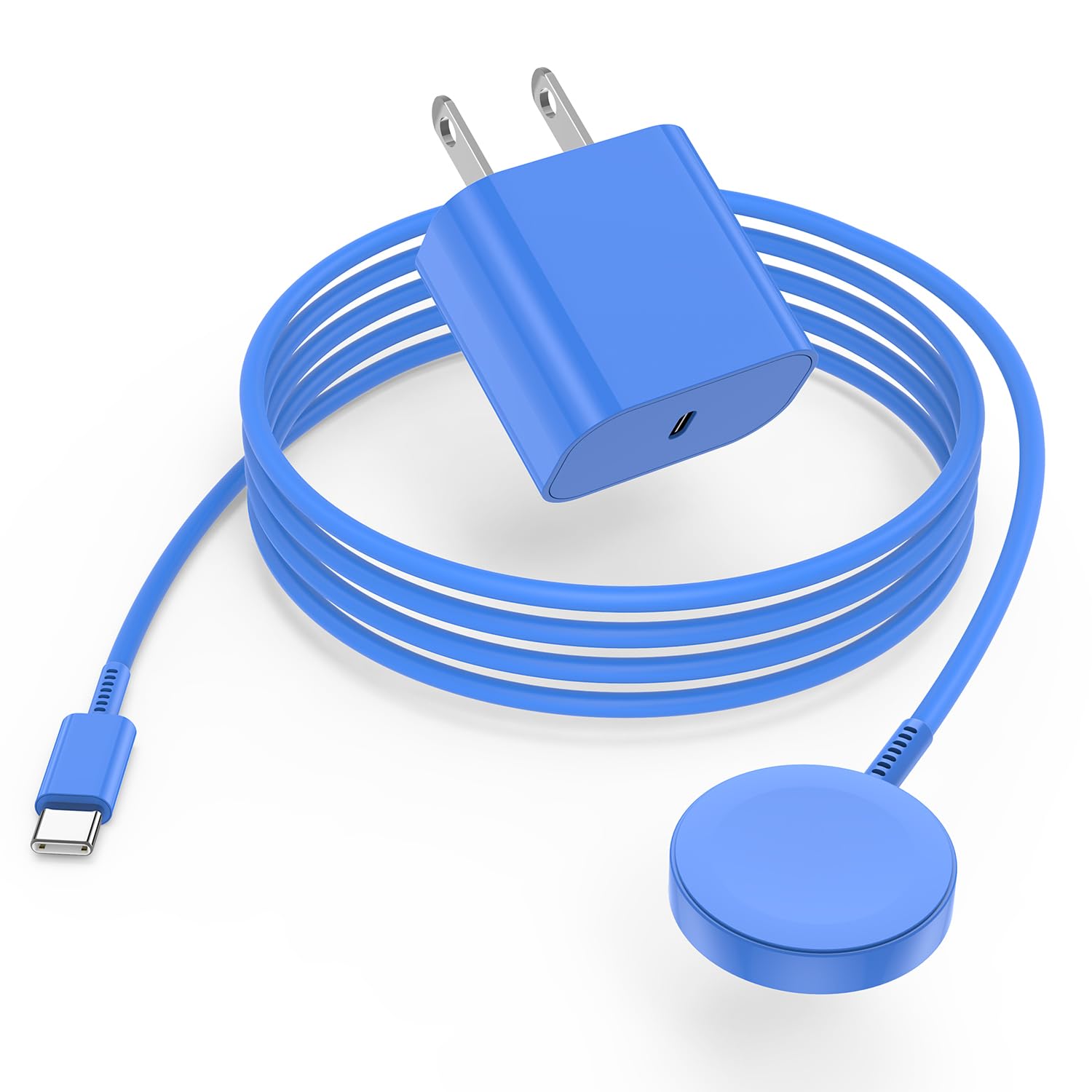 Cabepow for Apple Watch Charger USB C 5W Fast Magnetic iWatch Charging Cable 3FT with 20W USB C Wall Charger Block for Apple Watch Ultra 2/Ultra/SE/Series 10/Series 9/Series 8/7/6/5/4/3/2/1-Blue