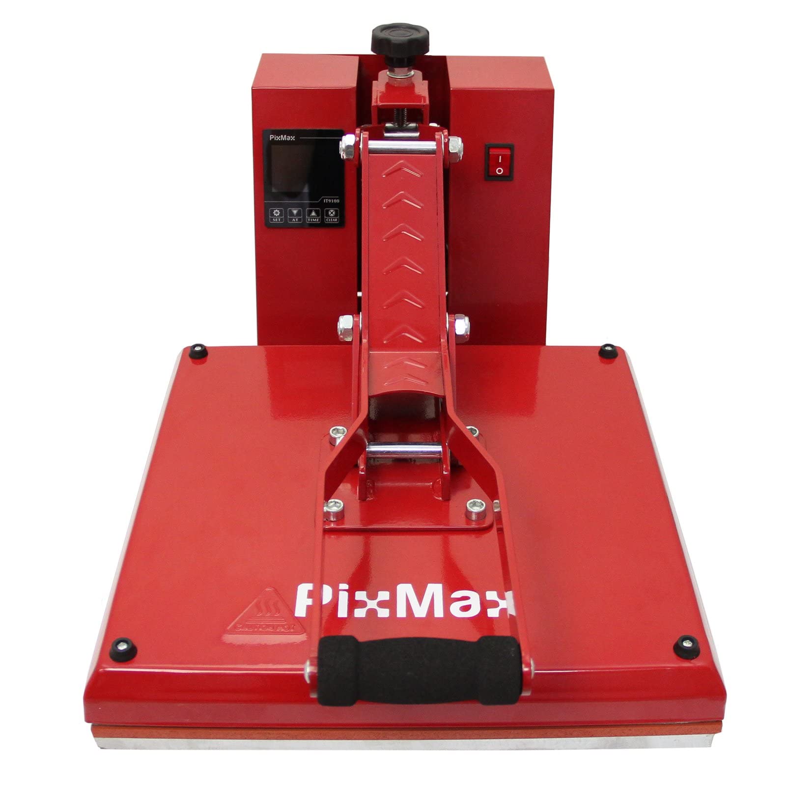 PixMax Vinyl Schneideplotter mit LED Folienplotter Schneideplotter Plotter inklusive 3 x Roland-Messer und 38cm Transferpresse inklusive Software im Set