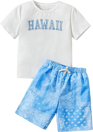 SOLY HUX Women’s 2-Piece Outfit – Short Sleeve Button-Down Shirt & Drawstring Shorts Set, Casual Summer Matching Set