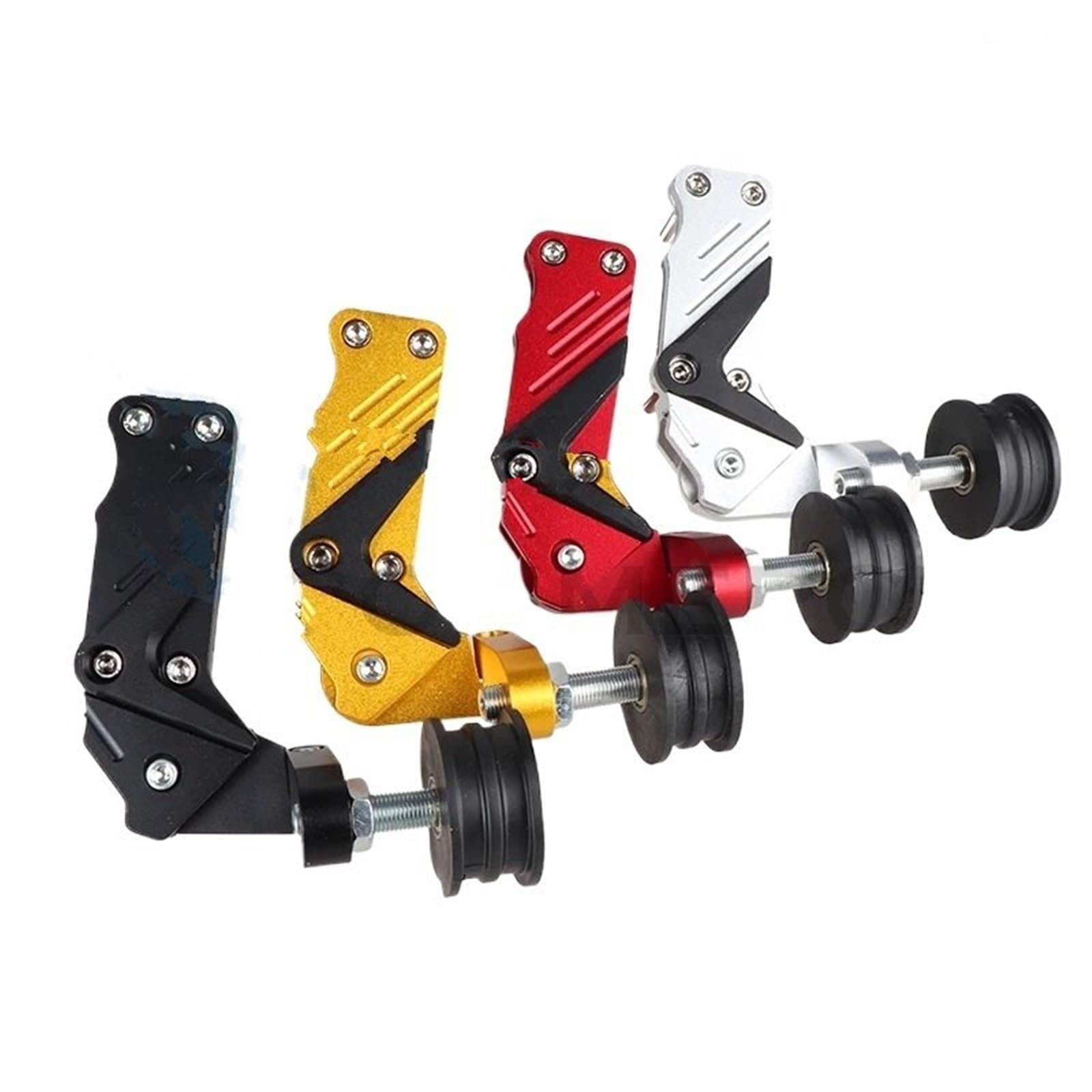 Tensor de Cadena Tensor de Cadena de distribuci Rodillo Tensor de Cadena de Ajuste Universal, Accesorios de modificación de Motocicletas, regulador automático de Cadena(Blue)