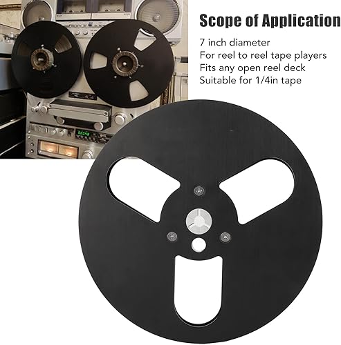 Miniatura 3 de Carrete de toma vacío de 7 14 para carrete pequeño Hub, carrete extendido universal para carrete en carrete de metal de 14 pulgadas, carrete de