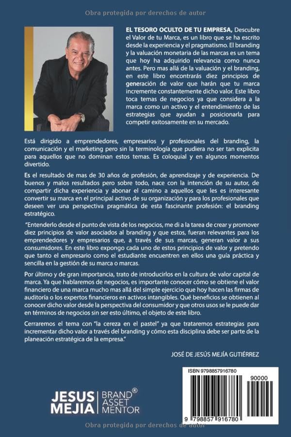 Miniatura 2 de EL TESORO OCULTO DE TU EMPRESA DESCUBRE EL VALOR DE TU MARCA (Spanish Edition)