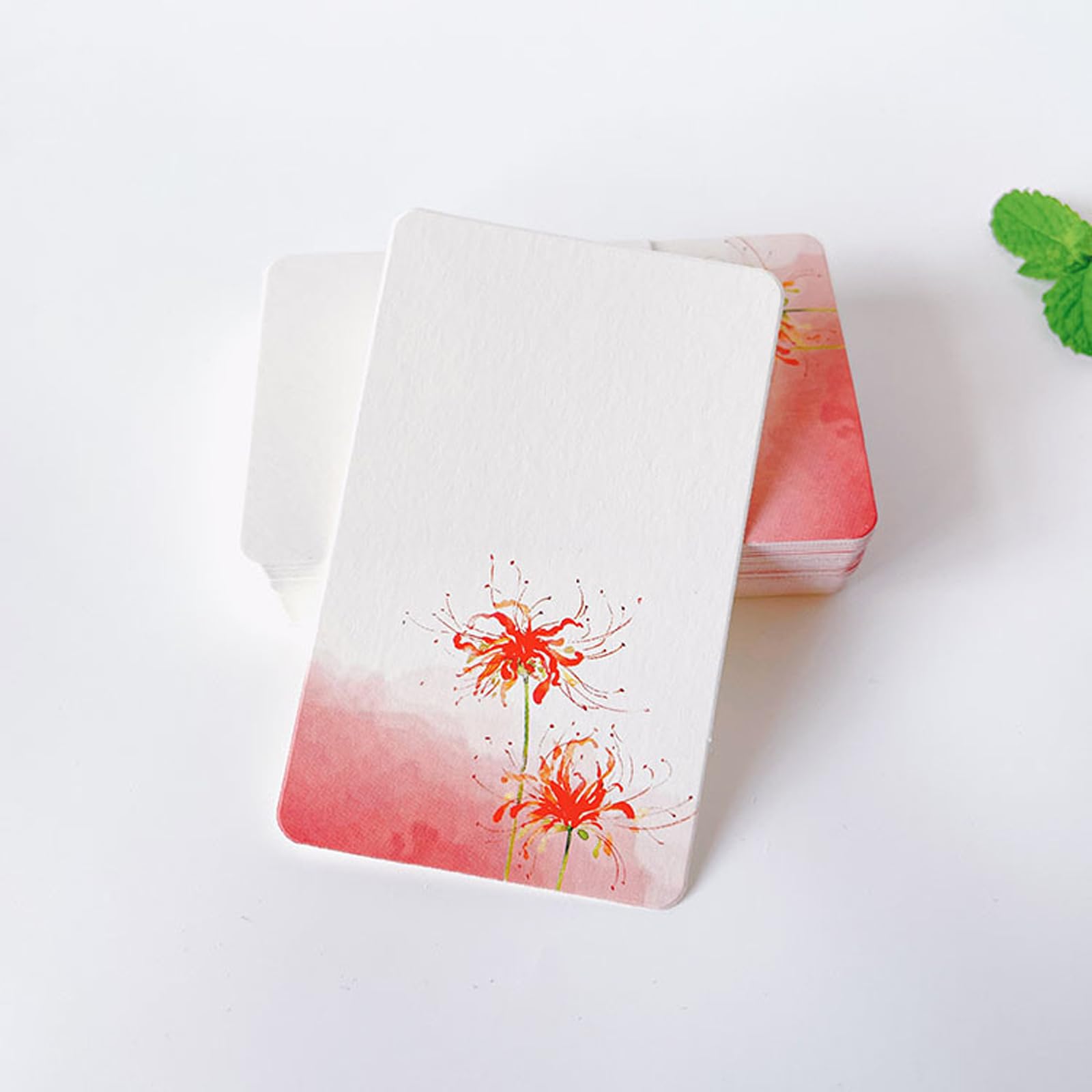 Lot De 50 Cartes Vierges Double Face 8,5 X 5,4 Cm – Cartes De Visite, Flashcards, DIY – Papier 270g Épais & Premium