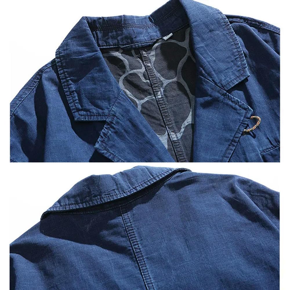 NYSDM męska moda uliczna moda luźna codzienna vintage czysta bawełna denim blezery garnitur kurtka dżinsy płaszcz odzież wierzchnia
