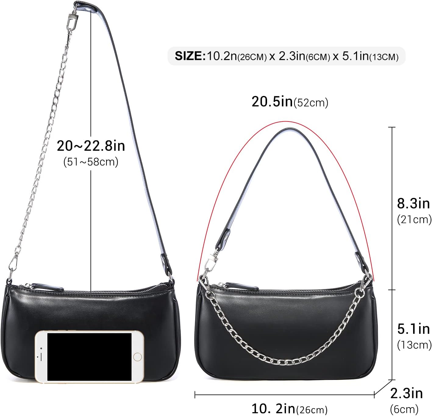 Loiral Small Purse for Women, Retro Classic Tote HandBag Shoulder Bags Clutch Purse - Image 7