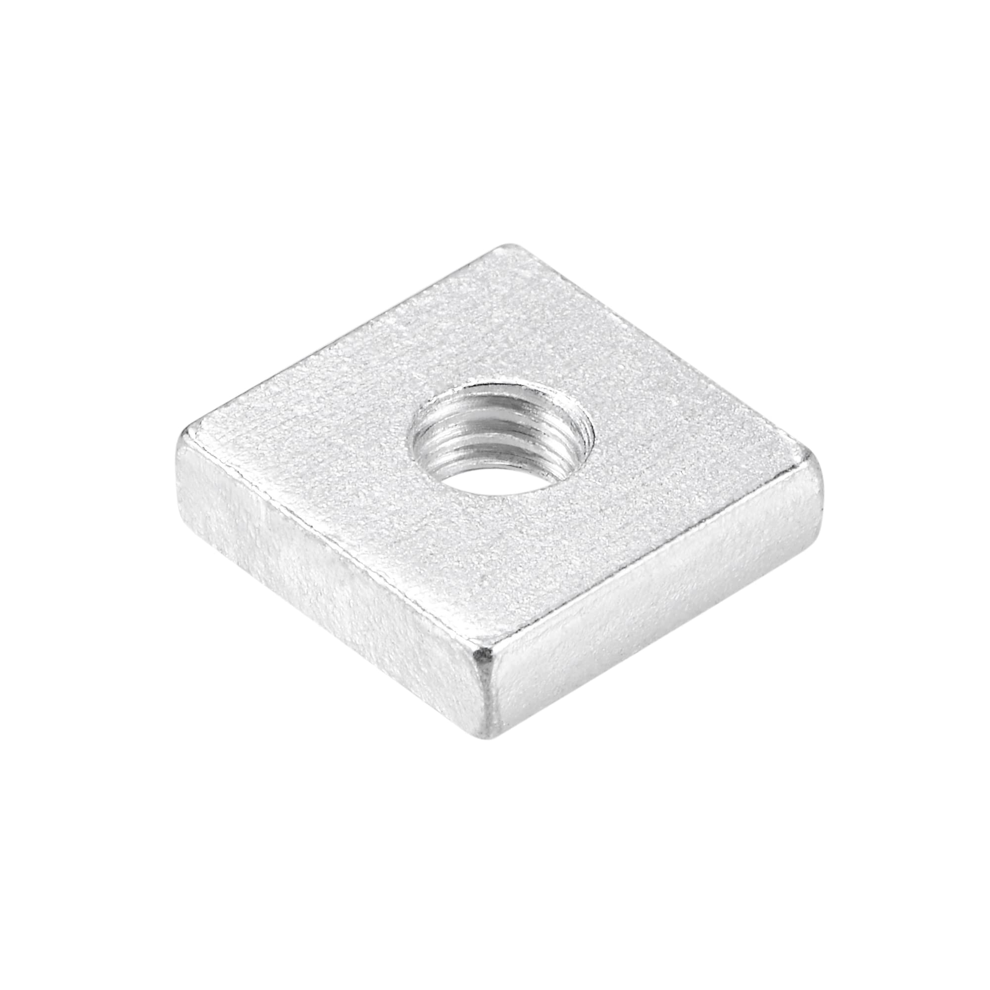 QUARKZMAN Dadi Quadrati, M6x15mmx4mm Zincato Kit di Assortimento di Filettature Metriche Grossolane, 25 Pz
