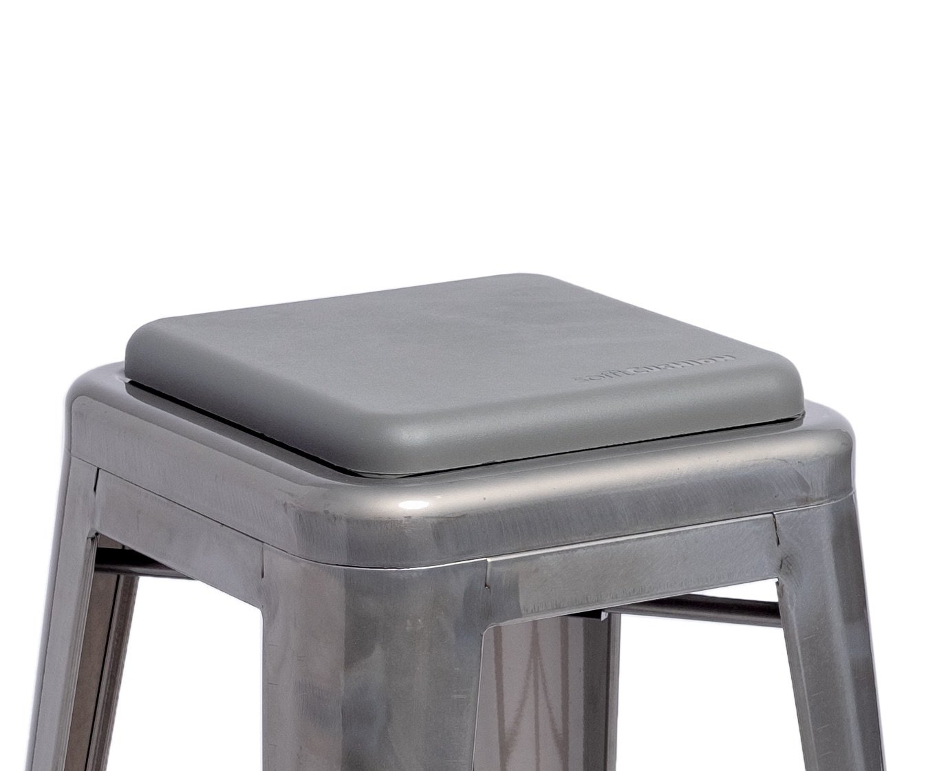 Buy Sofft Cushion Square Seat Cushion For Metal Bar Stools Or Chairs Cushion Only Gray Online At Low Prices In India Amazonin