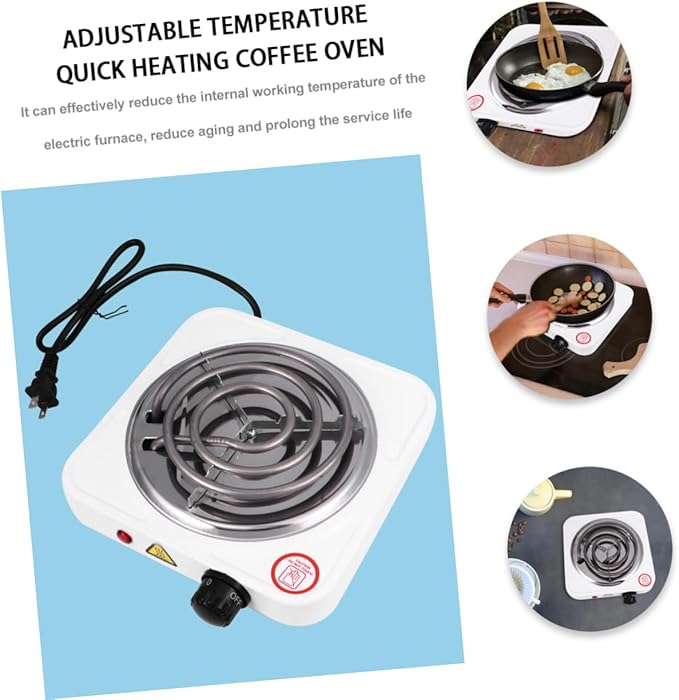 Estufa Eléctrica de Un Puesto Portátil con Control de Temperatura miniatura 9