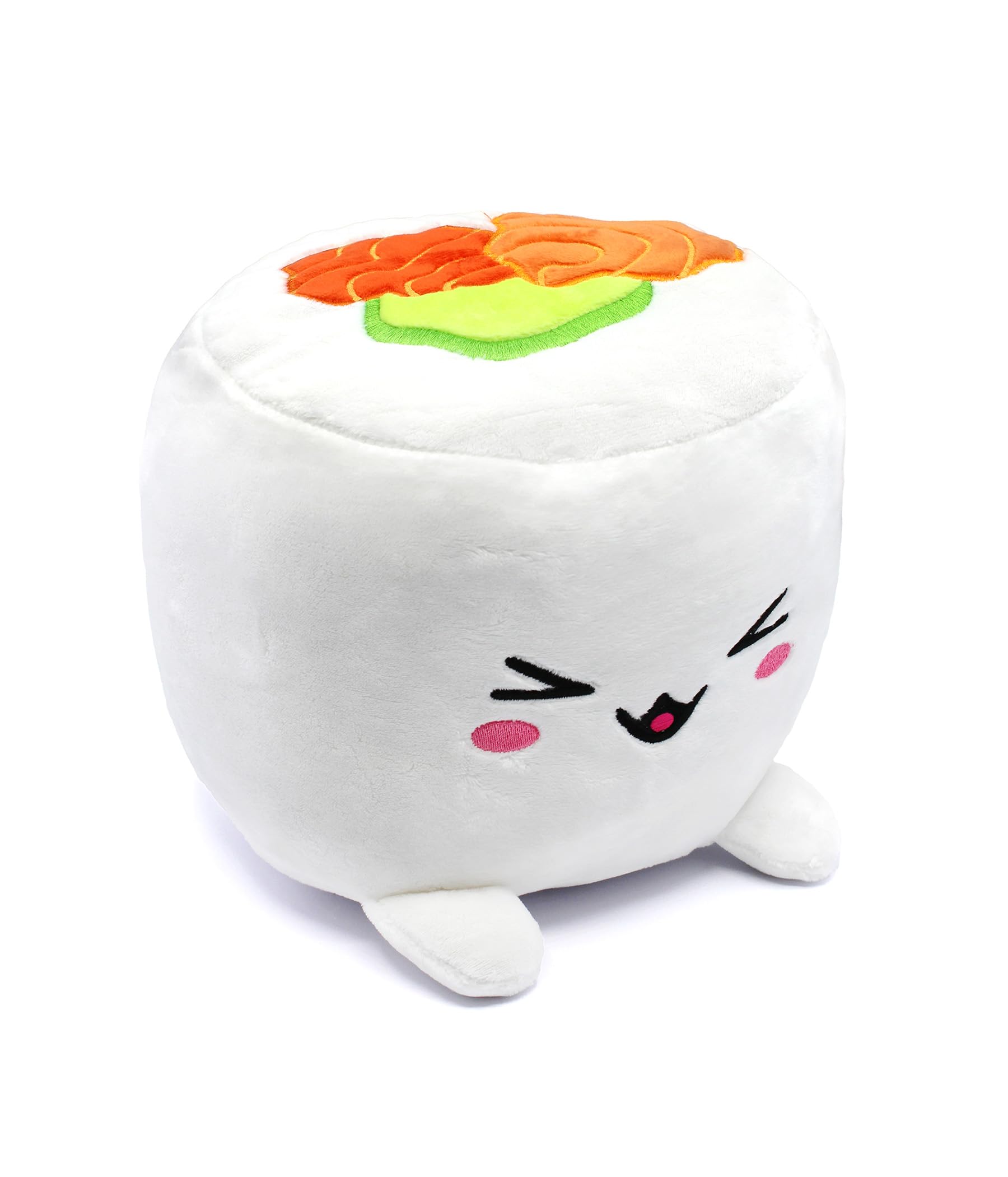 Joy Toy Uramaki Sushi with Salmon Plush, 20 cm, White