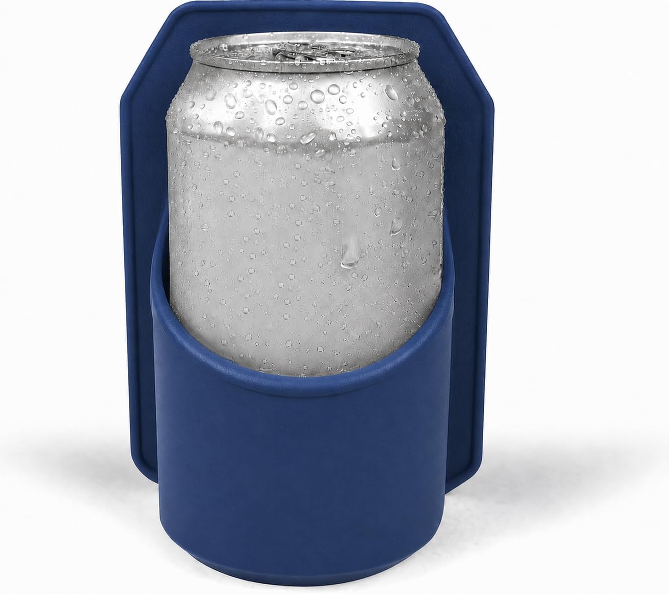 Shower Drink Holder & Beer Can Holder for Bathroom, Boat, RV, Hot Tub and Pool, Easy Install Wall Mounted Beverage Caddy for Cans and Bottles (Black)