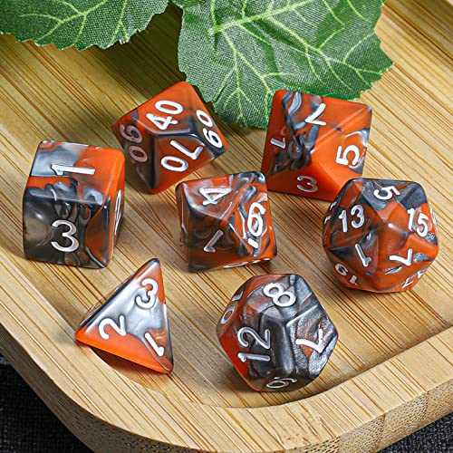 Image of CiaraQ 7pcs Polyhedral Dice Set for Dungeon and Dragons MTG Table Games
