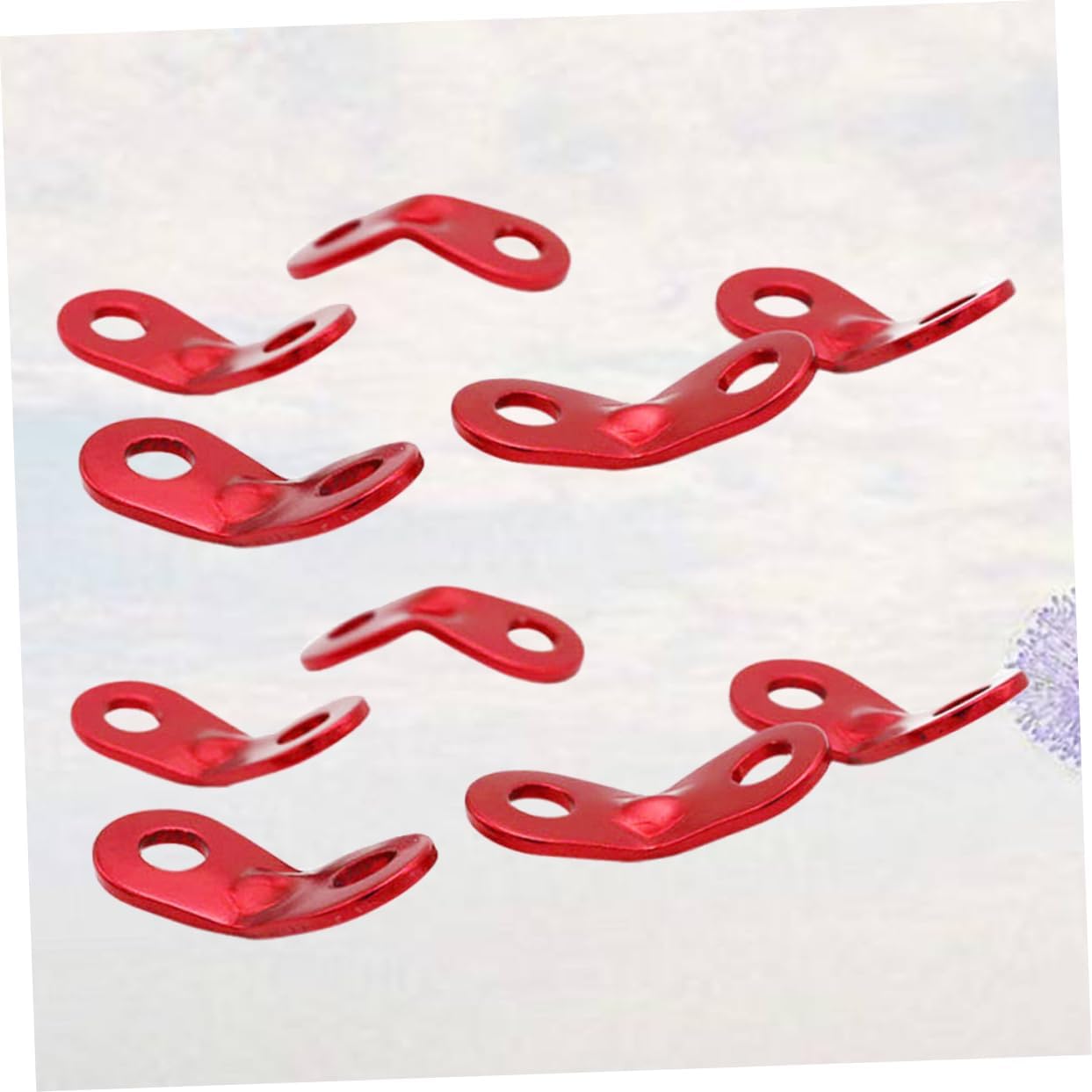 UKCOCO Wind Rope Buckle Heavy Duty Aluminum Alloy Tent Rope Fasteners for Outdoor Camping Hiking Backing and