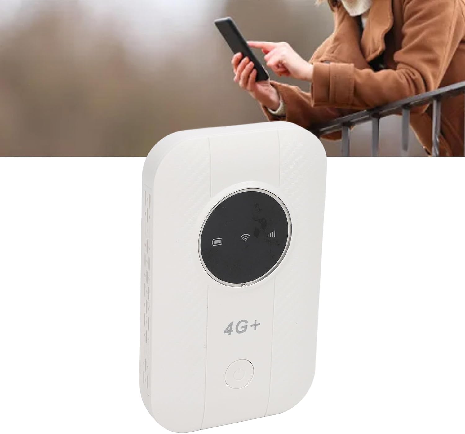 4G LTE Mobile Hotspot, Portable WiFi with 3650mAh Battery SIM Card Slot, Up to 10 Users Connect for Travel, 150Mbps Download for 7 8 10 for Linux, Ideal Holiday Travel