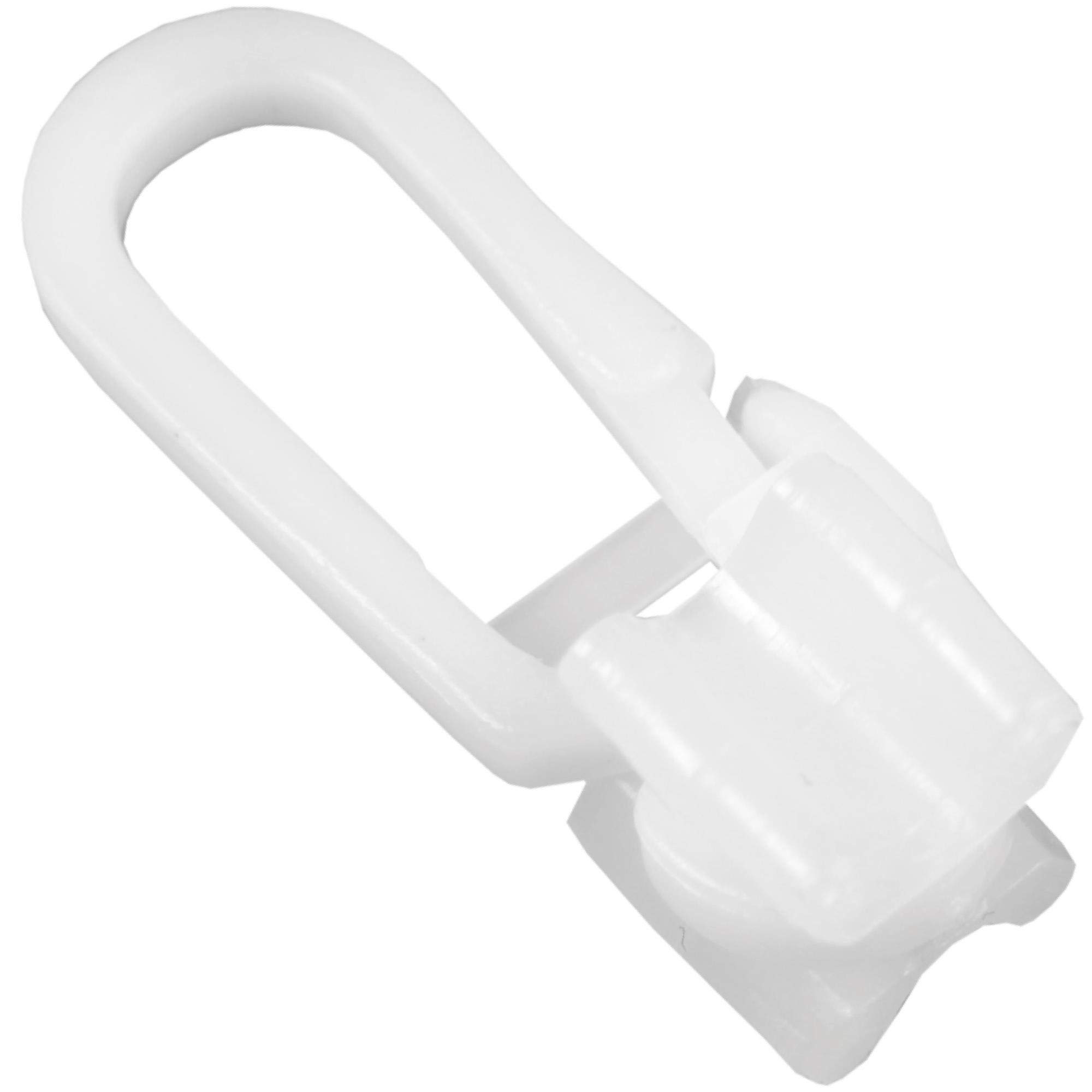 Bestlivings - Lot De 2 Embouts Pour Rail De Rideau 2 Voies - Blanc - Finition Pour Rail Intérieur
