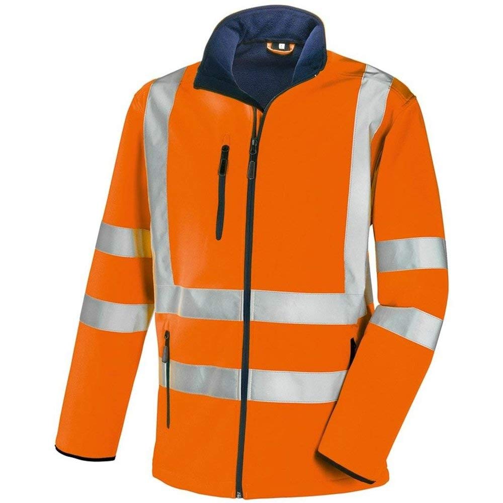 teXXor 4104-M "Niagara" High Visibility-Softshell Jacket, Orange, Medium