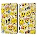 Head Case Designs Licenciado Oficialmente Emoji® Pegatinas Smileys Carcasa de Cuero Tipo Libro Compatible con Apple iPad Air (2020)