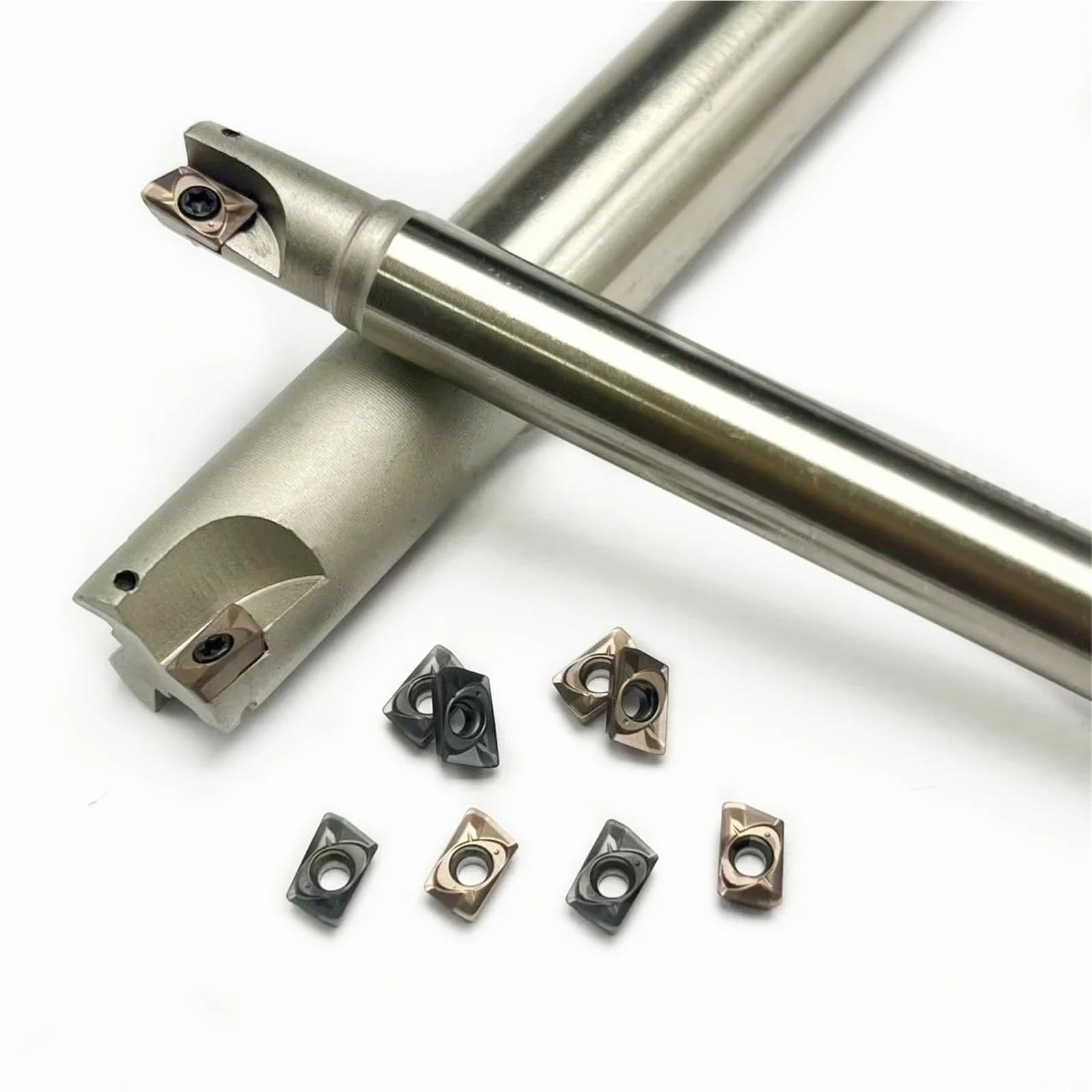 JDMT CNC fresa JDMT07 diámetro pequeño multidiente ESE ASM agujero profundo doble borde JDMT070204R KT80030 KT8060 Herramienta de Torno(JDMT070204 KT8060)