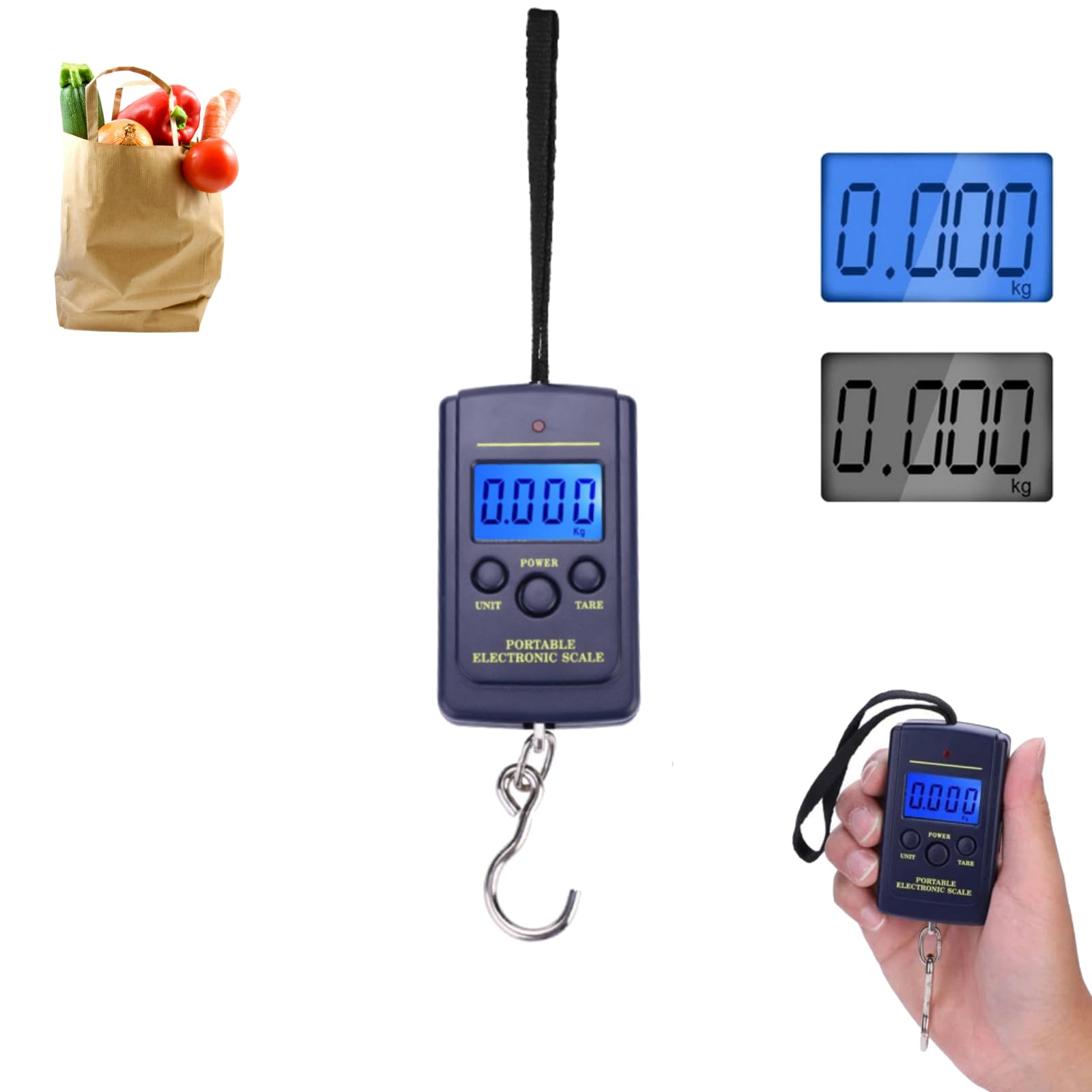 Portable Pocket Scale 40kg Scales Weighing Scales Fishing Compact Fishing Scales Digital Fishing Mini Digital Scales Mini Fishing Scale Weighing Fishing Scales