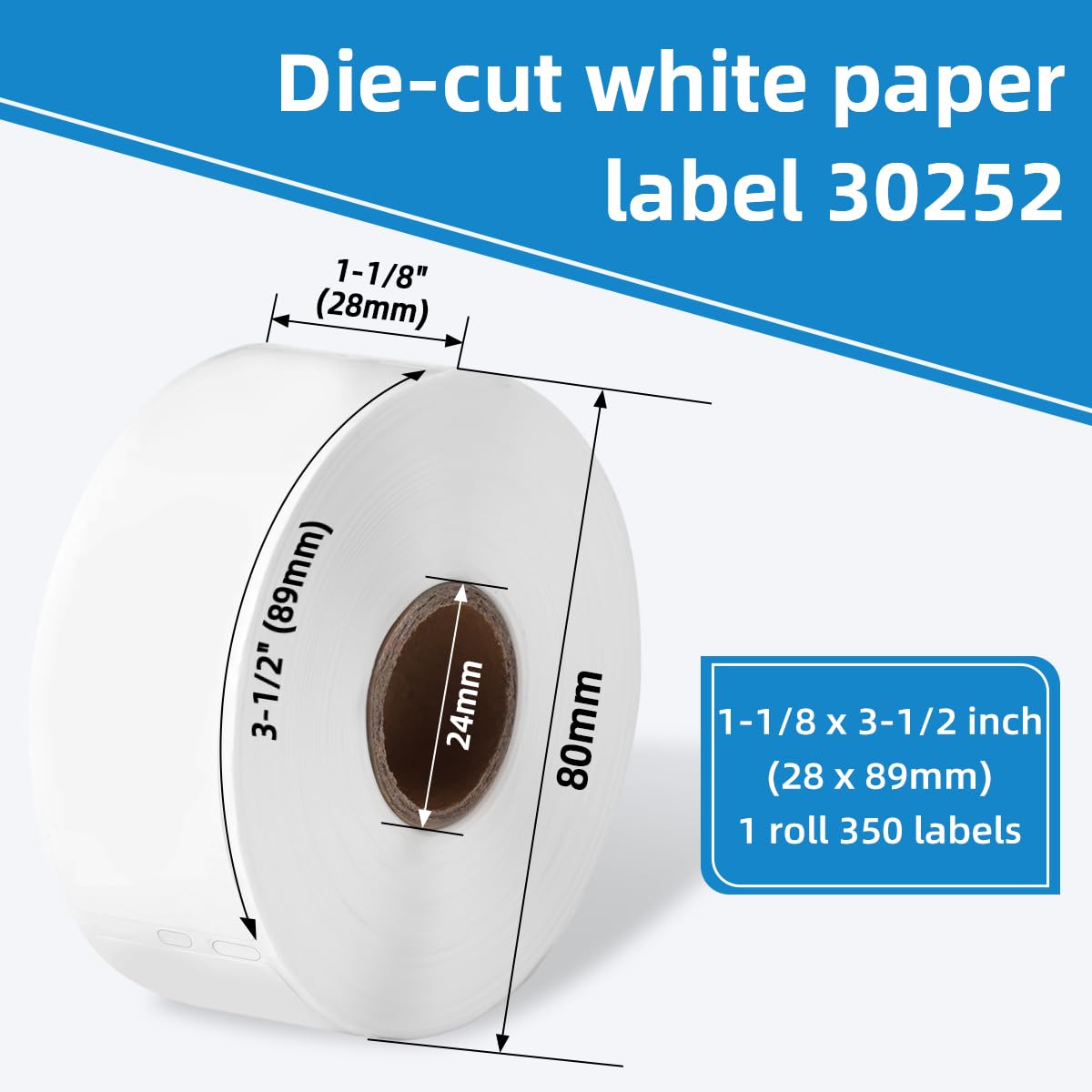 COLORWING Recharges de code-barres/adresse/étiquettes d'expédition LW 30252