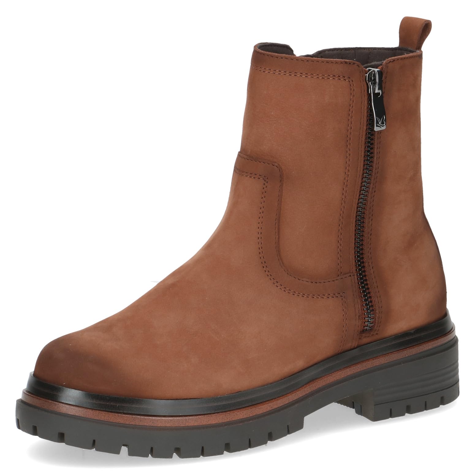 CAPRICE Damen Stiefeletten aus Leder mit Reißverschluss