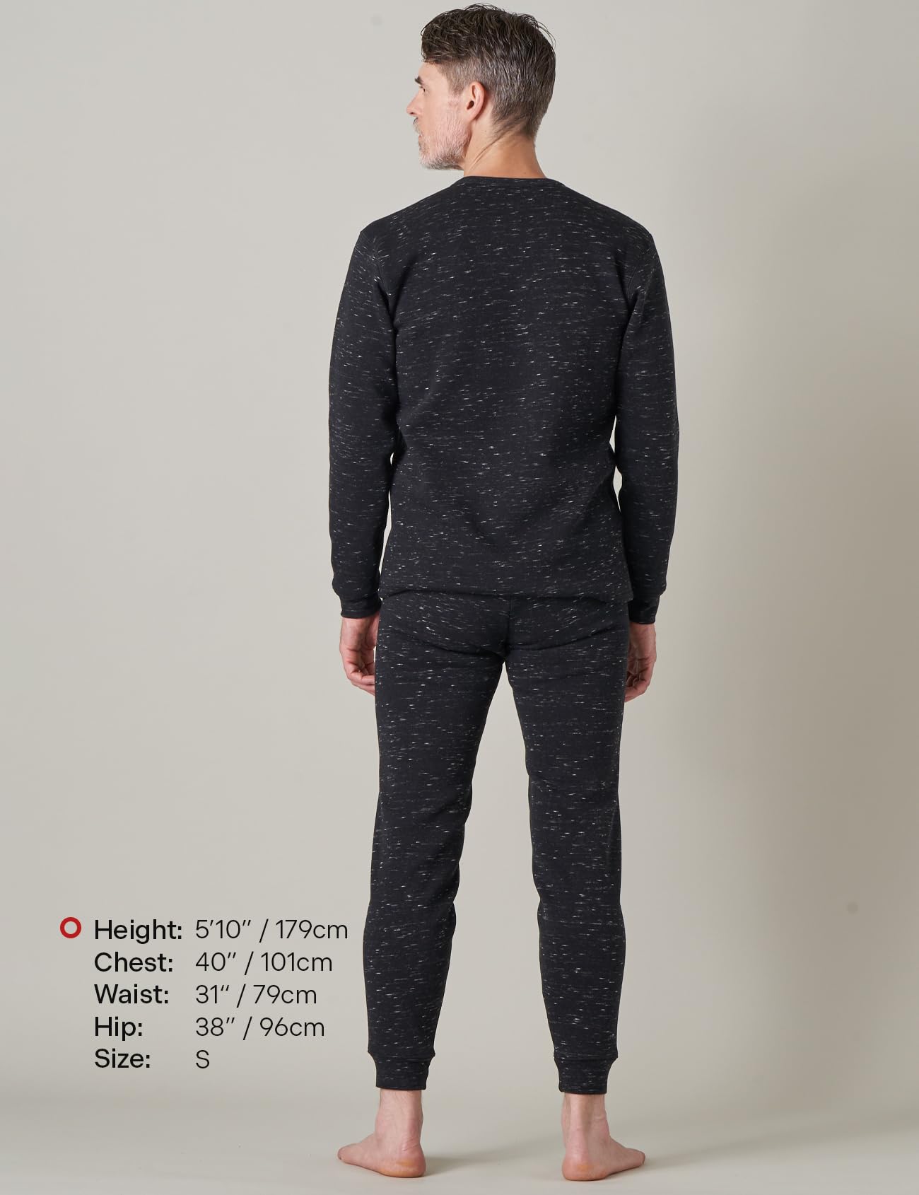 LAPASA Uomo Completo Termico Ultra-Pesante Set Maglia a Maniche Lunghe e Pantaloni Fleece Freddo Estremo M63