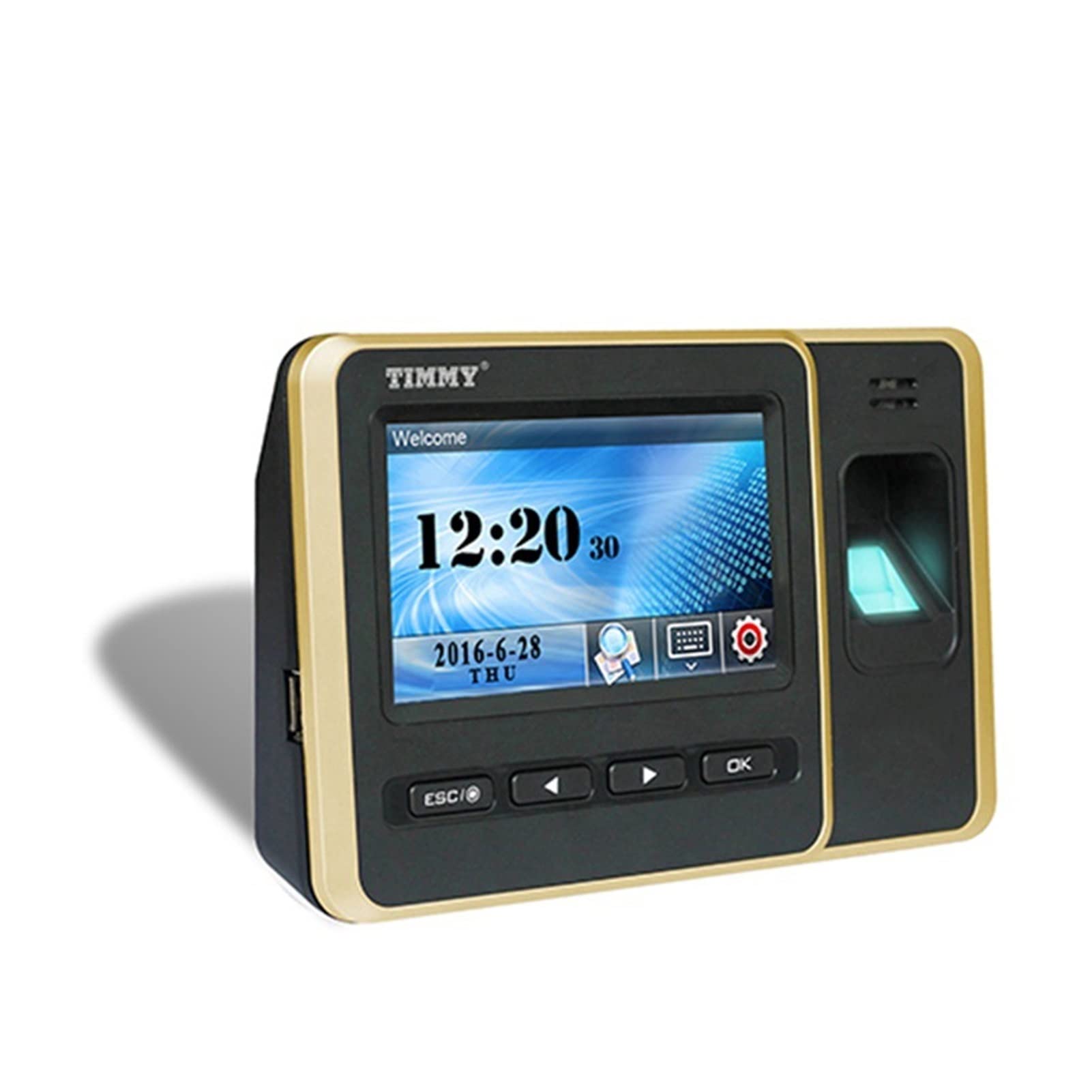 Orologi per dipendenti di piccole imprese, Macchina for la frequenza del tempo TPAD86 Desktop GRANDE SCREEN Fingerprint Time Frequence Azienda Macchina for il check-in Di Check-in per uffici, fabbrich