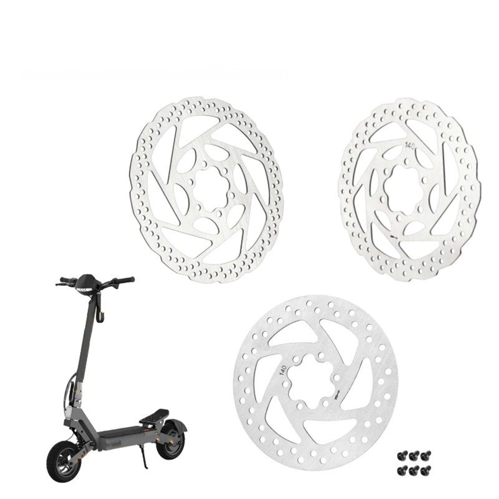 Disco Freno Da 140mm 160mm Per Kukirin G2 Per G2Master Per G2Max G3 Per G3Pro G4 Per Elettrico Per Scooter Per Parti Del Rotore A Idraulico Disco Dischi Freno(160mm)