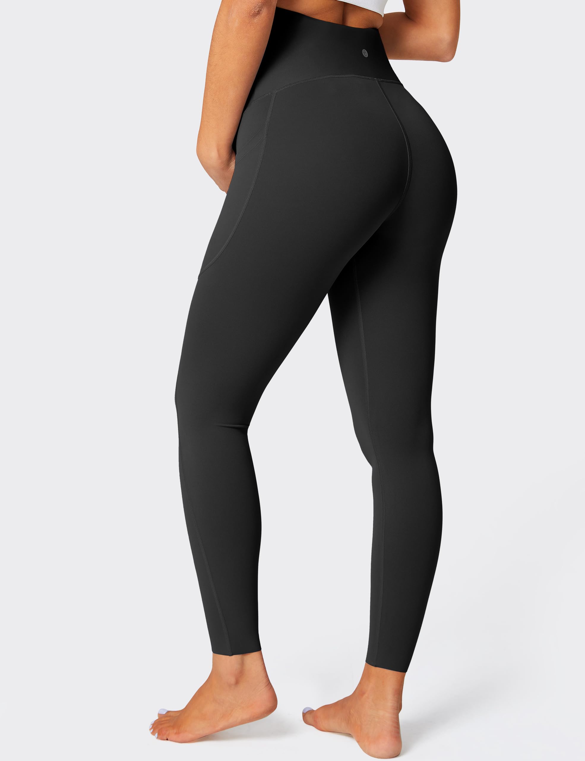 BONVIGOR Nudi Schwangerschaftsleggings über dem Bauch, Schwangerschaftsleggings mit Taschen, Workout, Activewear, Yogahose
