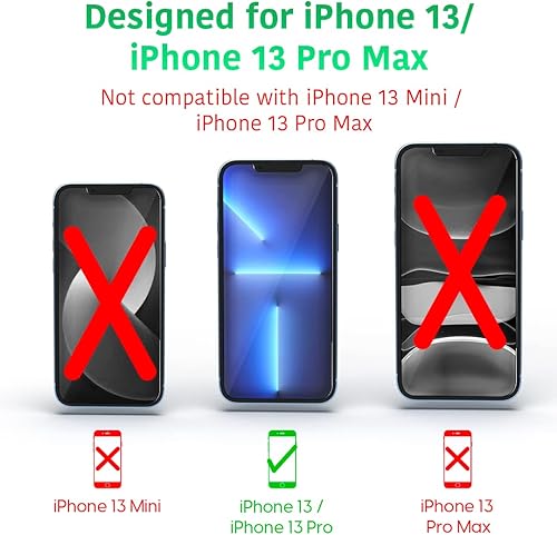 Miniatura 6 de TalkWorks Protector de pantalla de vidrio templado prémium compatible con iPhone 1313 Pro14, antirreflejos, a prueba de roturas y grietas, ultra