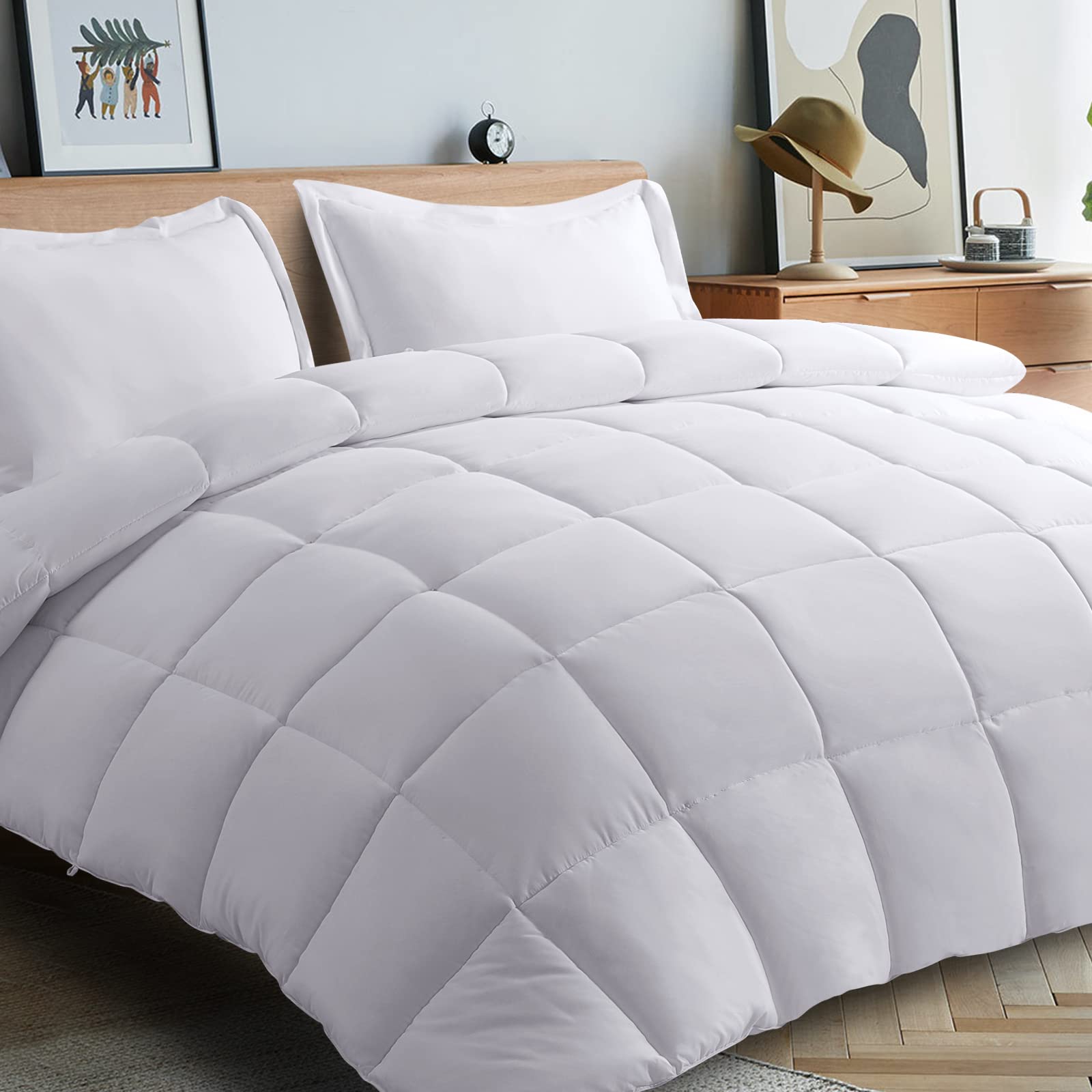 BEDHOURS Queen Comforter Set 