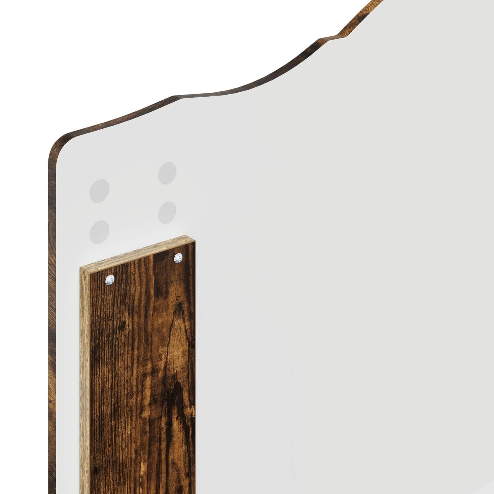 vidaXL Estructura de Cama con cabecera Roble Ahumado 90 x 190 cm