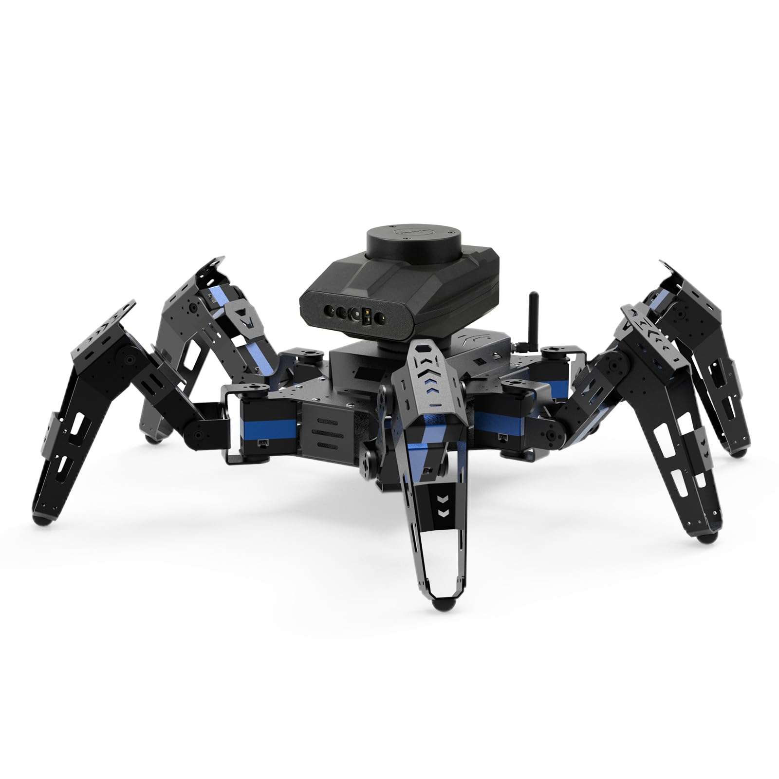 Hexapod Robot Kit for Jetson Nano 3D Depth Camera, ROS Lidar Mapping Navigation, AI Visual Recognition Programmable Bionic Spider Robot Kit (Included Jetson Nano)